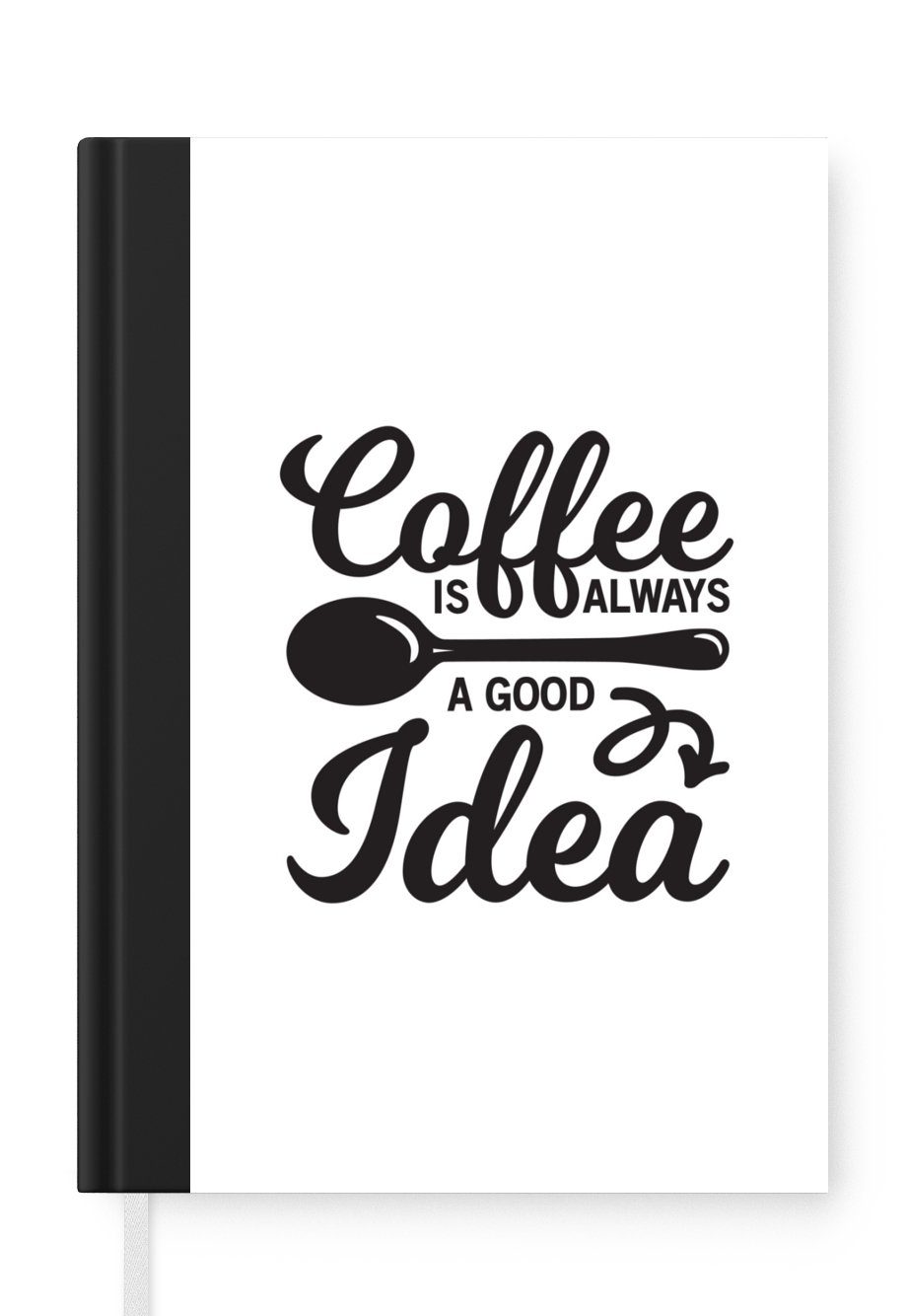 A5, Seiten, Notizbuch gute Notizheft, Idee immer Merkzettel, ist 98 eine MuchoWow - Haushaltsbuch Kaffee, Tagebuch, Sprichwörter Zitate Journal, - - Kaffee