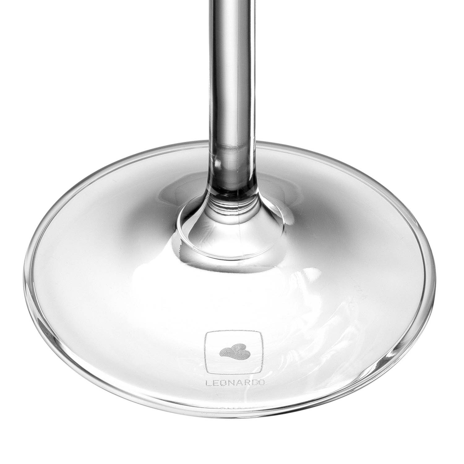 GRAVURZEILE Sektglas Leonardo Sektgläser mit Gravur "Just Married", Glas