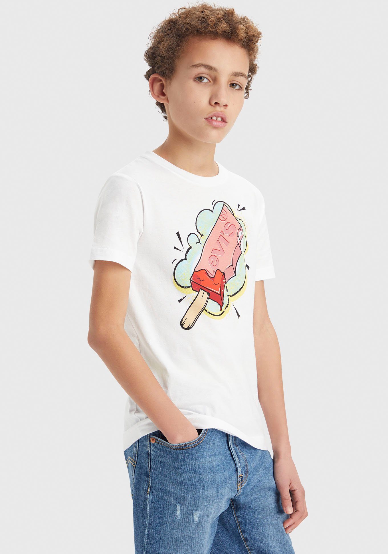 Levi's® Kids T-Shirt LVB BRIGHT WHITE POPSICLE for TEE BOYS