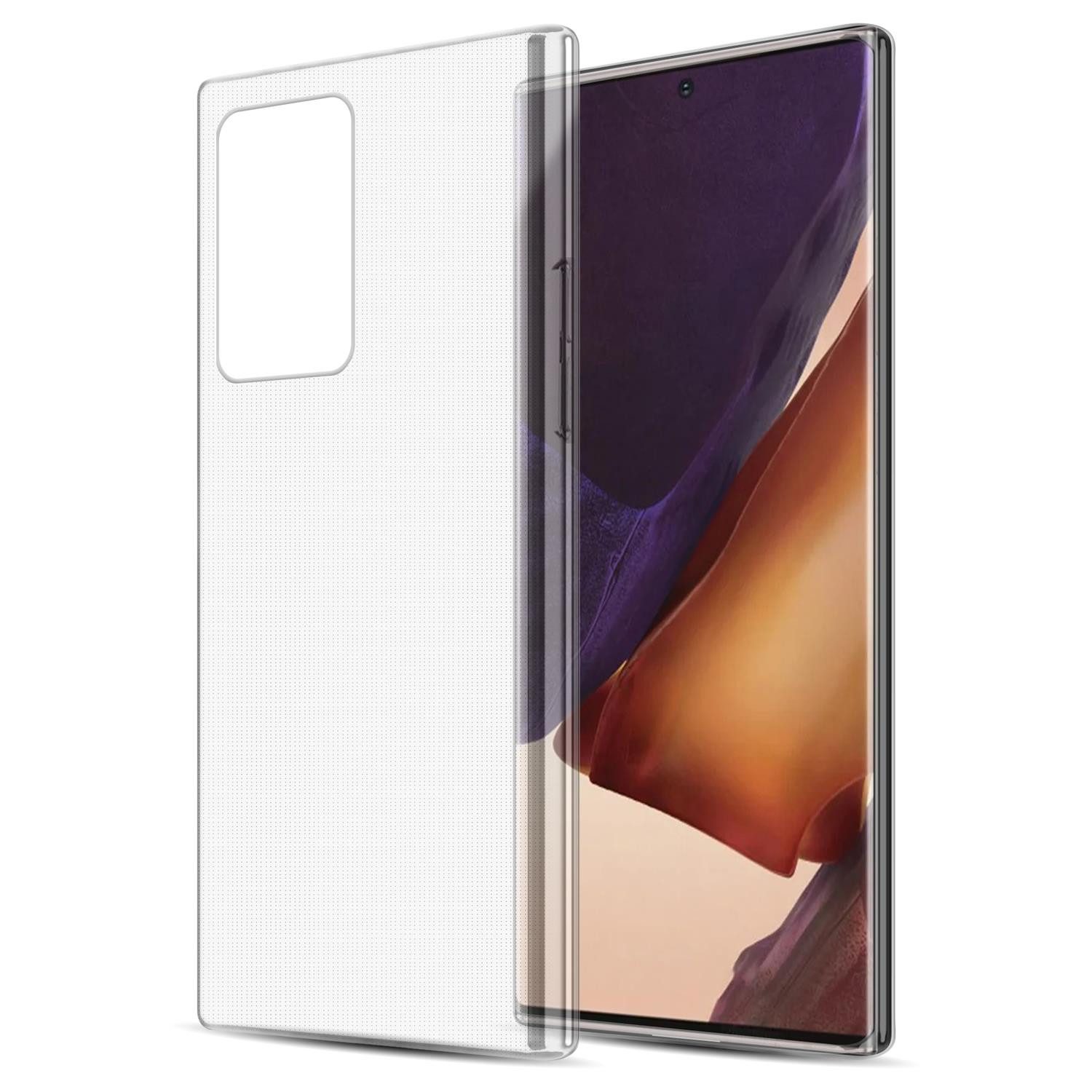 Cadorabo Handyhülle für Samsung Galaxy NOTE 20 ULTRA Hülle Samsung Galaxy NOTE 20 ULTRA, Hülle TPU Silikon Handy Schutzhülle Slim Transparent Case Cover