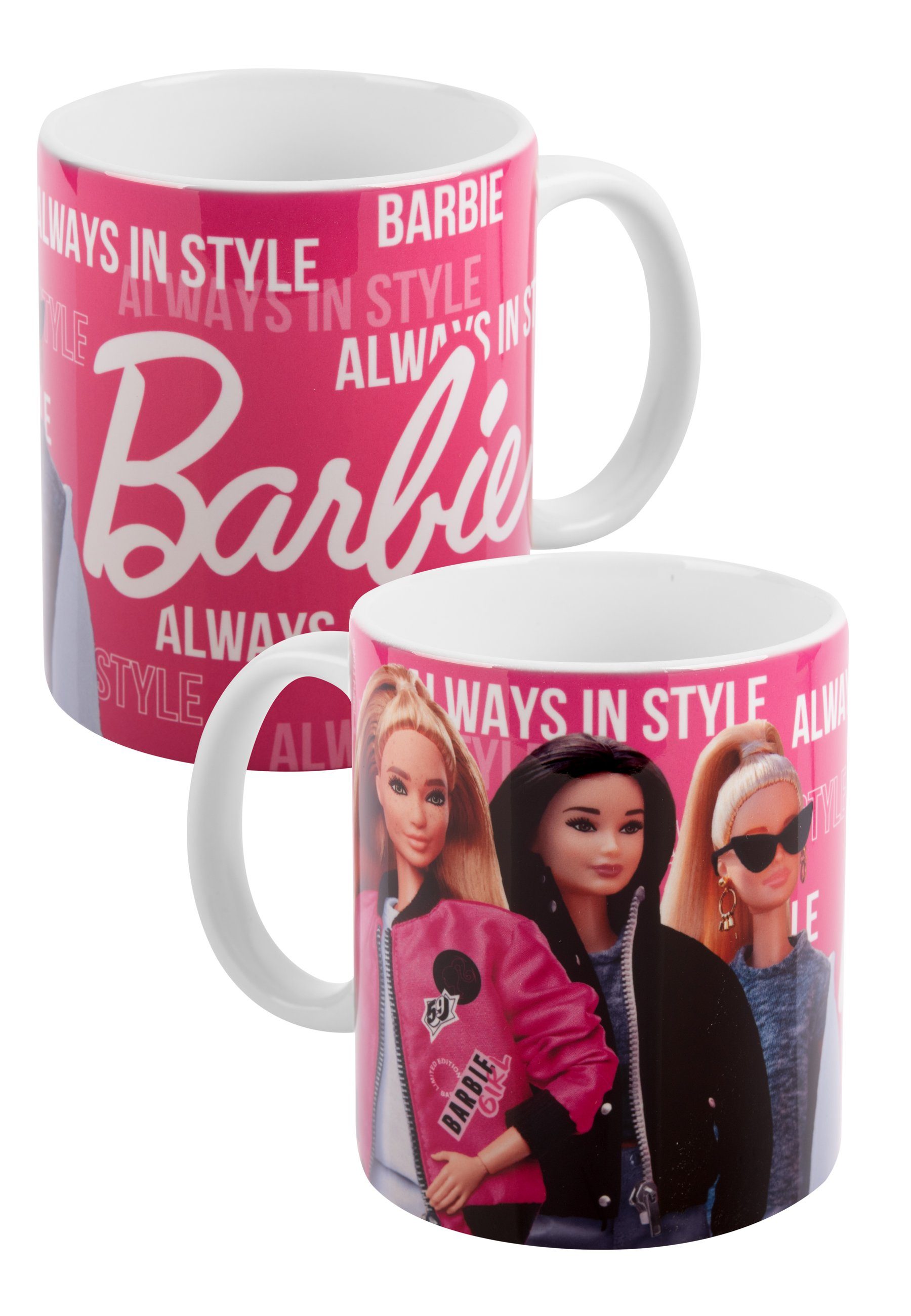 United Porzellan Kaffeebecher Labels® ml, Tasse - Barbie Style Porzellan Tasse Always in 320 - aus