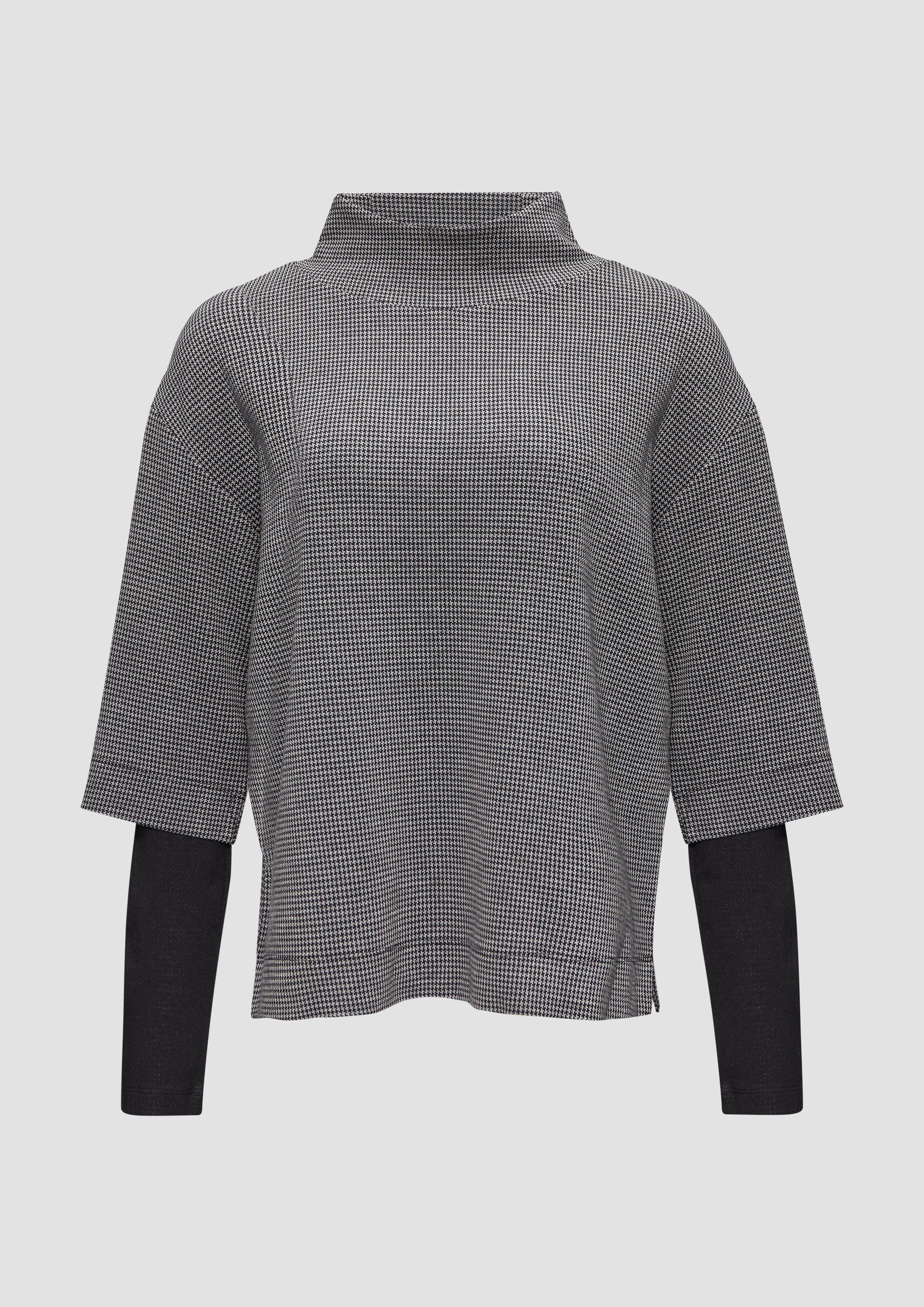 Sweatshirt Relaxtes Sweatshirt im Layering-Look