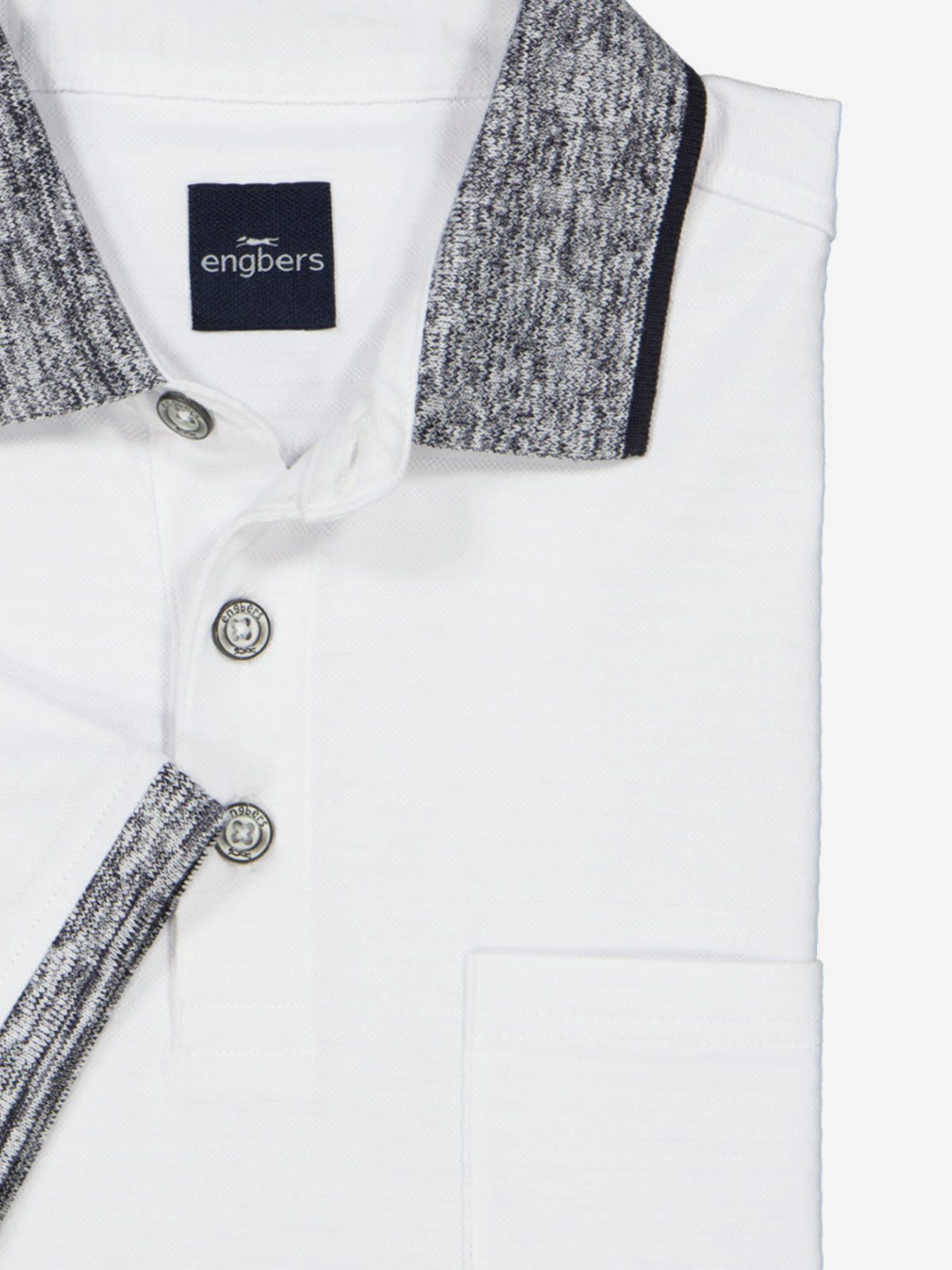 Engbers Poloshirt Polo-Shirt strukturiert günstig online kaufen
