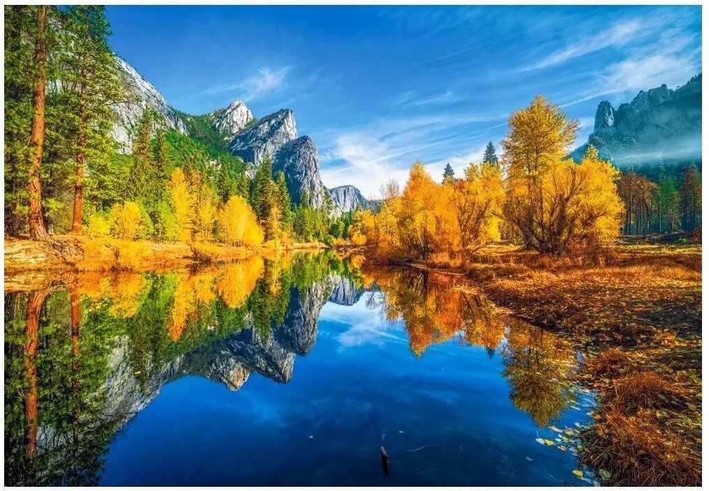 Castorland Puzzle CASTORLAND Puzzle Drei Brüder, Yosemite-Nationalpark 1000 dlks, Puzzleteile