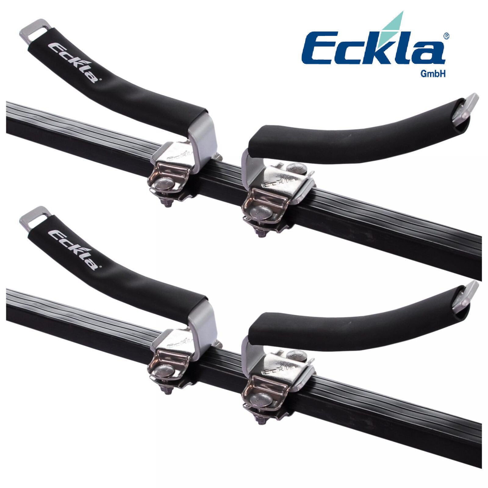 Eckla Dachträgerbefestigung Eckla Ovalbügel vierkant Dachgepäckträger System Kajak Sub transport