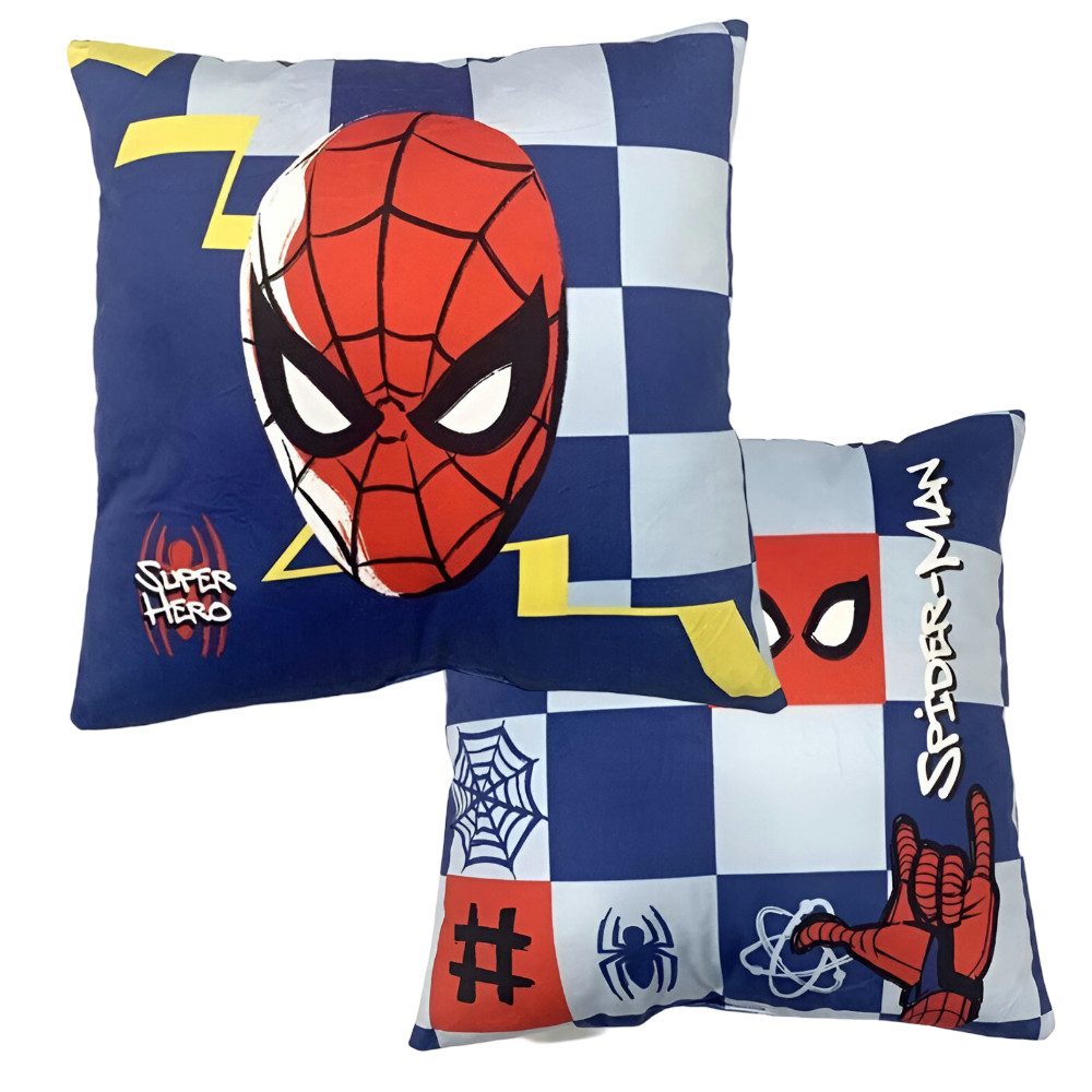 MARVEL Dekokissen Marvel Spiderman Velours Kissen Dekokissen Cushion 40x40 cm