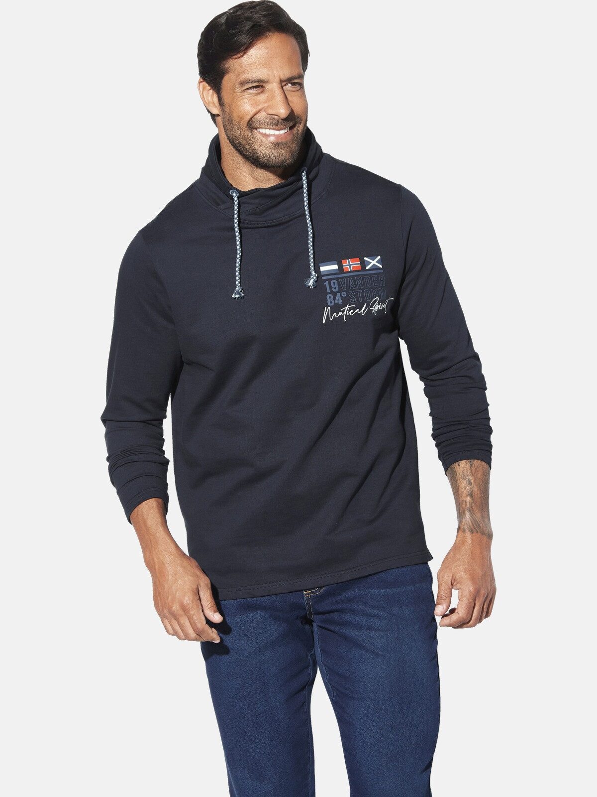 Jan Vanderstorm Sweatshirt LARSVIK im Doppelpack günstig online kaufen