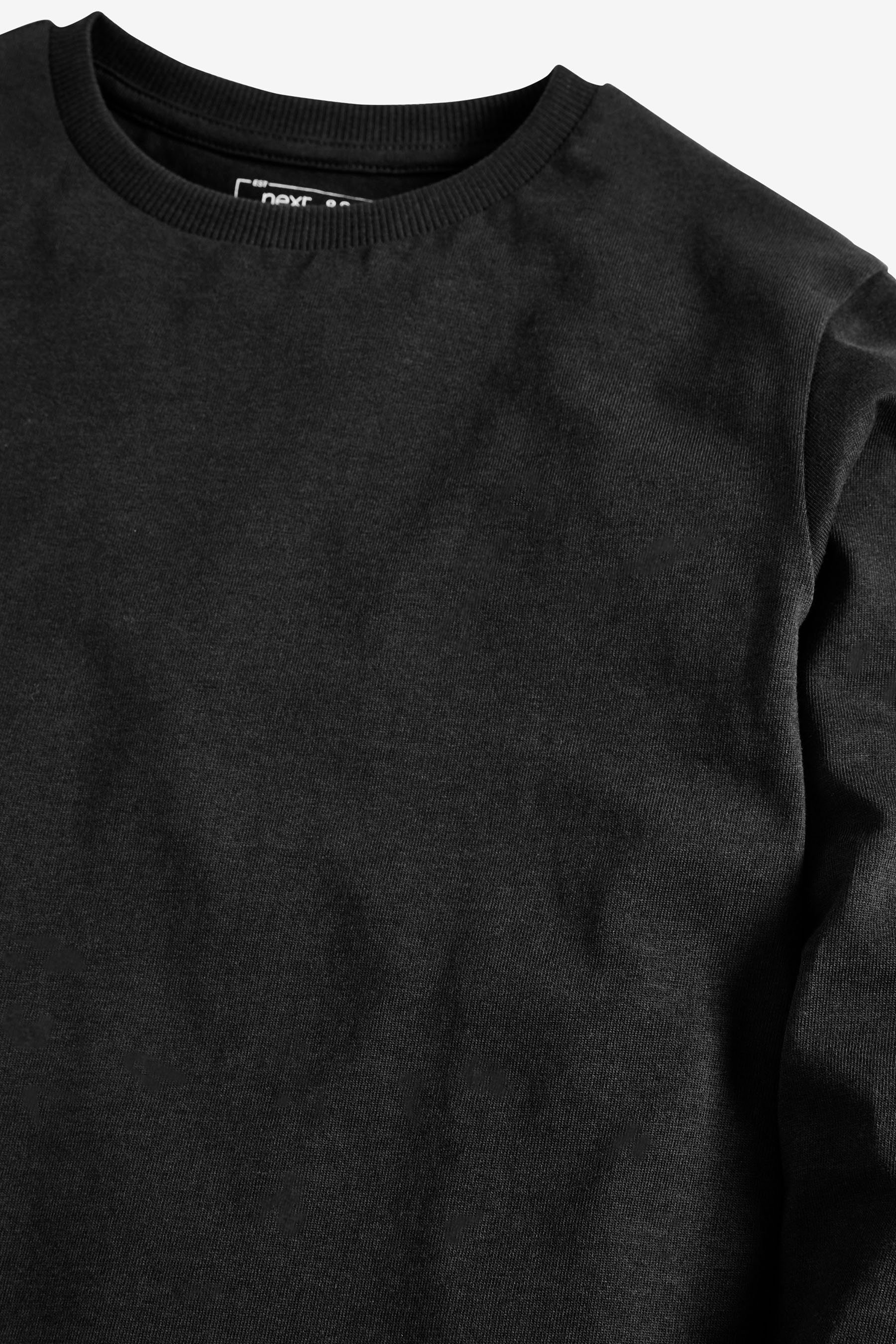 Next Shirts, T-Shirt Black (2-tlg) 2er-Pack