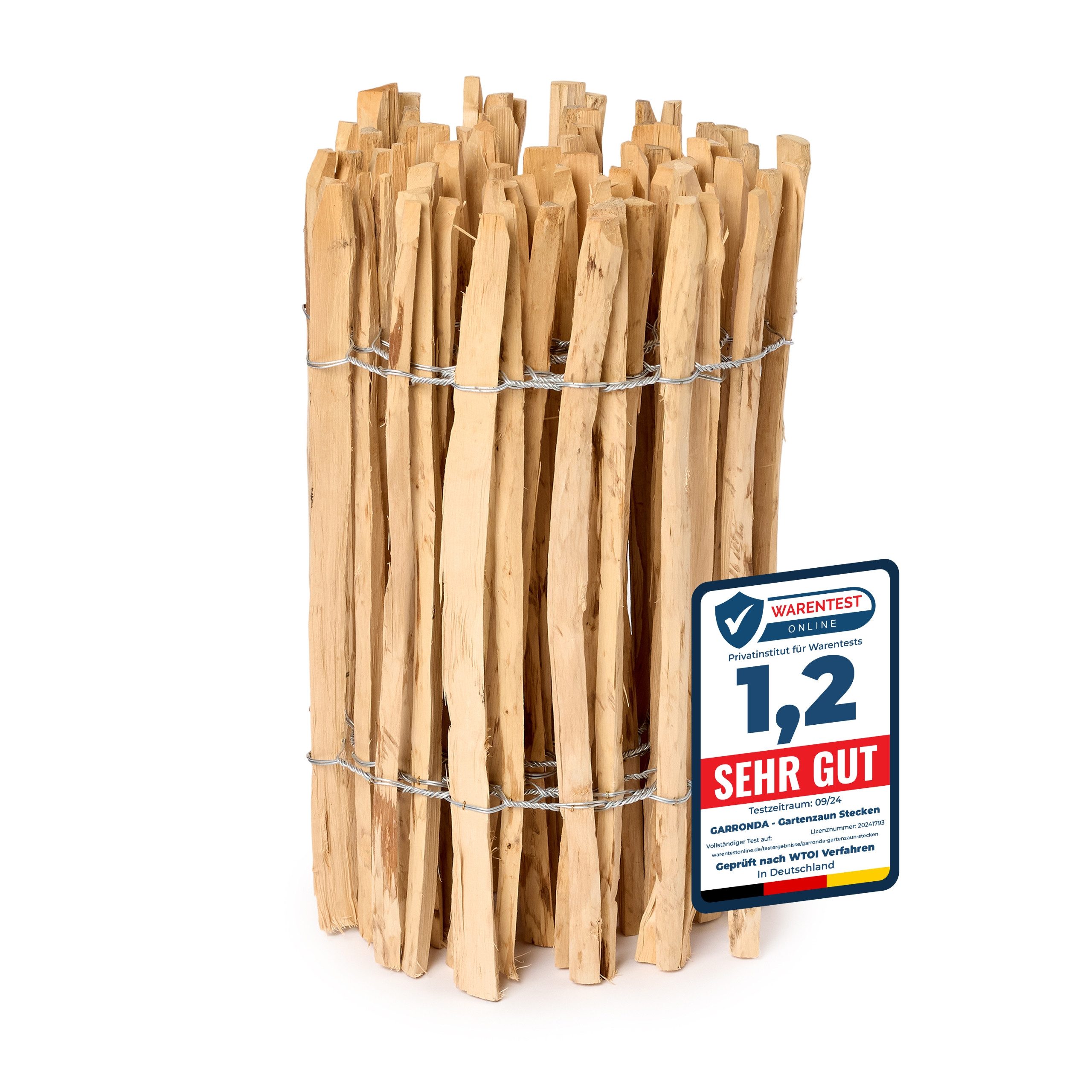 Garronda Zaun Staketenzaun 60cm x 5m günstig online kaufen