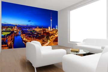 WandbilderXXL Fototapete Berlin City, glatt, Skyview, Vliestapete, hochwertiger Digitaldruck, in verschiedenen Größen