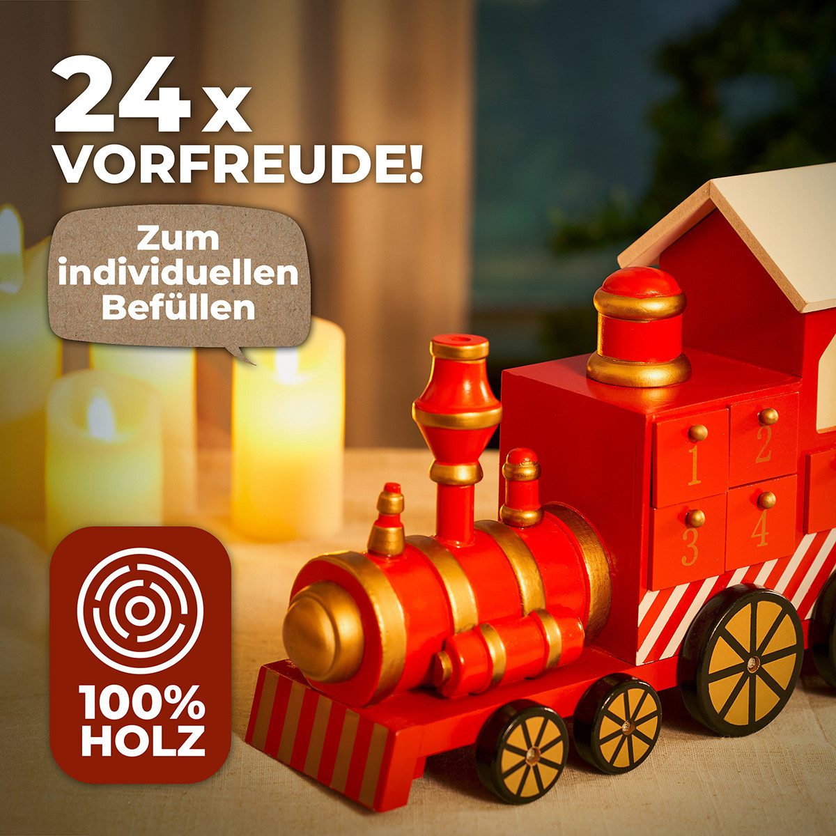 Spielwerk Adventskalender (24-tlg)