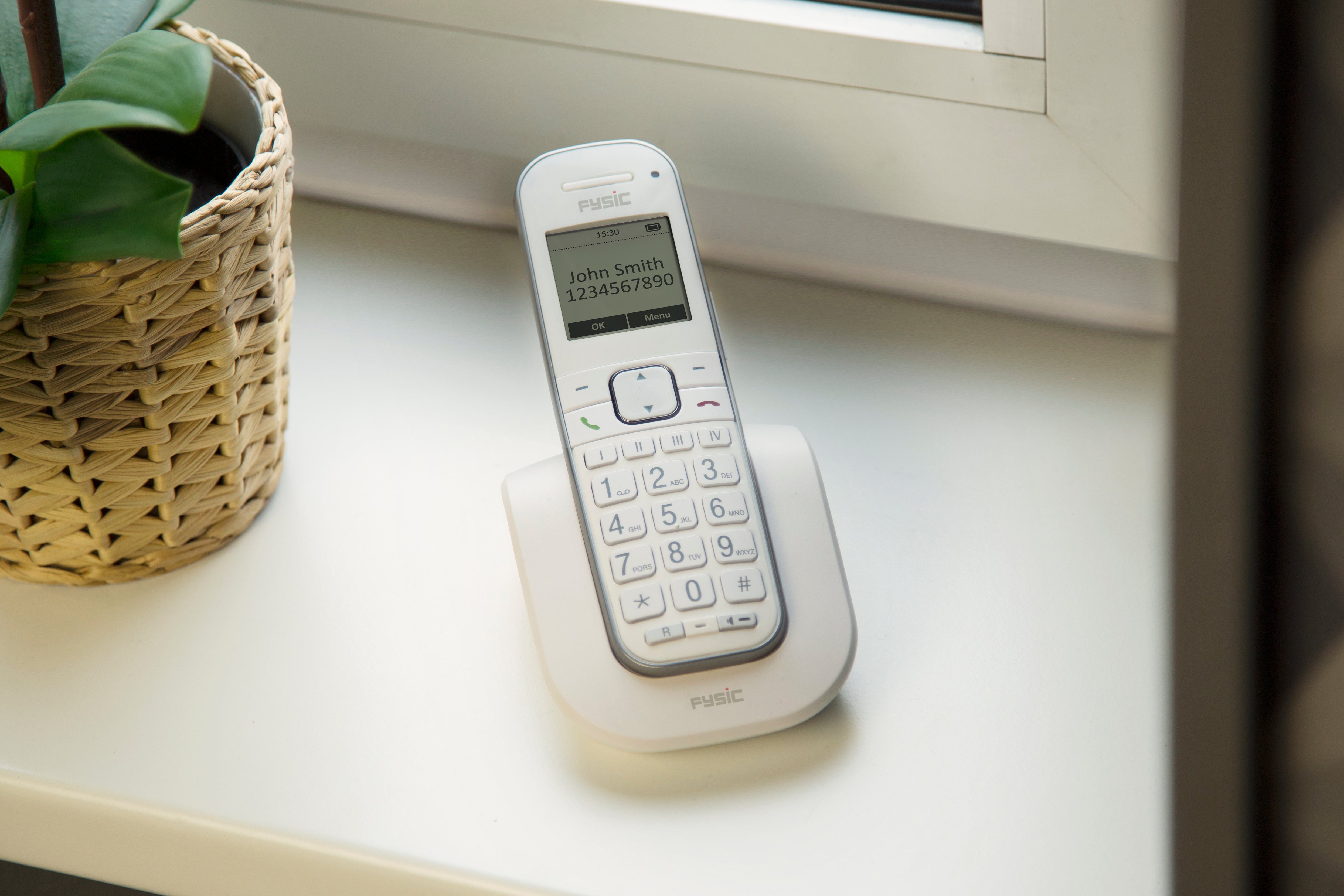schnurloses Fysic mit Seniorentelefon DUO Tasten) (Mobilteile: großen 2, Seniorentelefon FX-9000