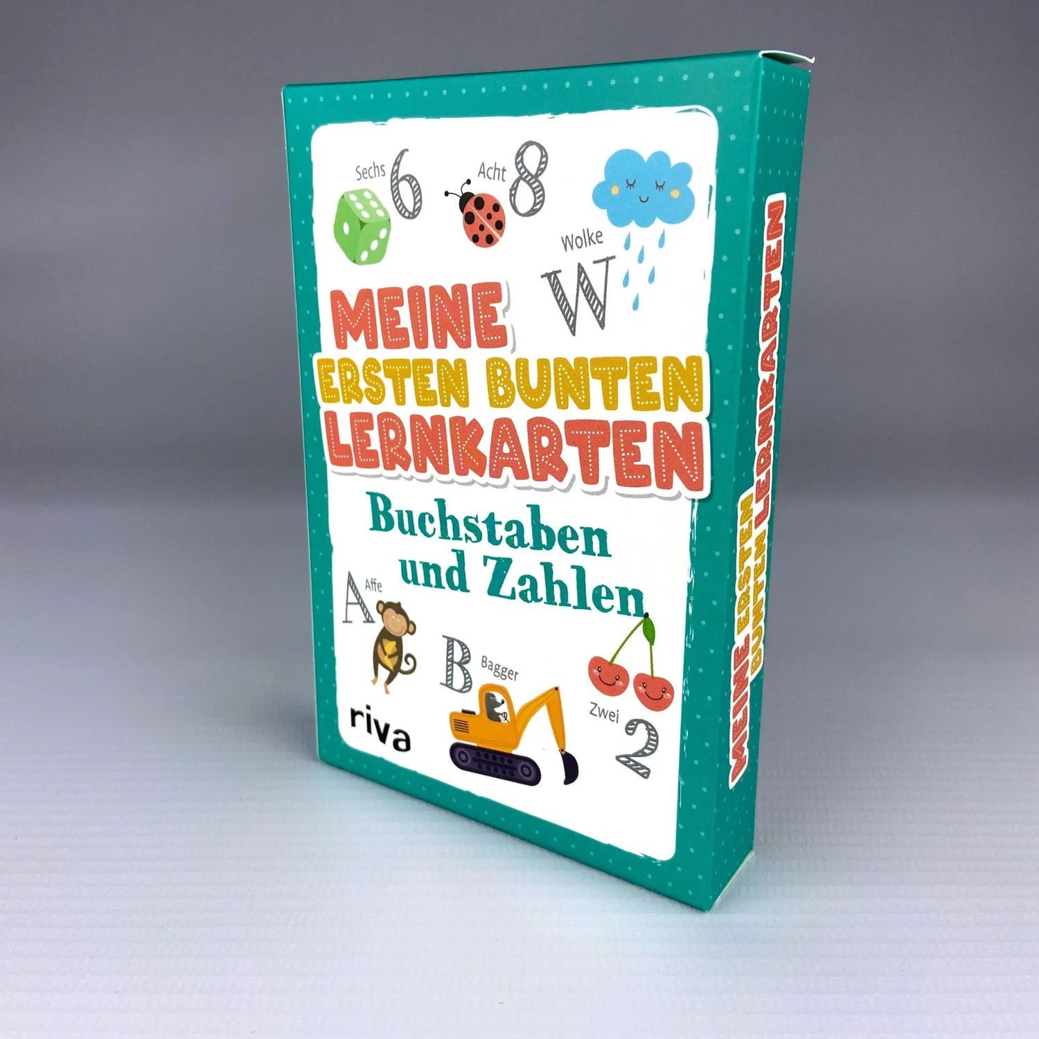 Riva Spiel Meine ersten bunten Lernkarten - Buchstaben und Zahlen