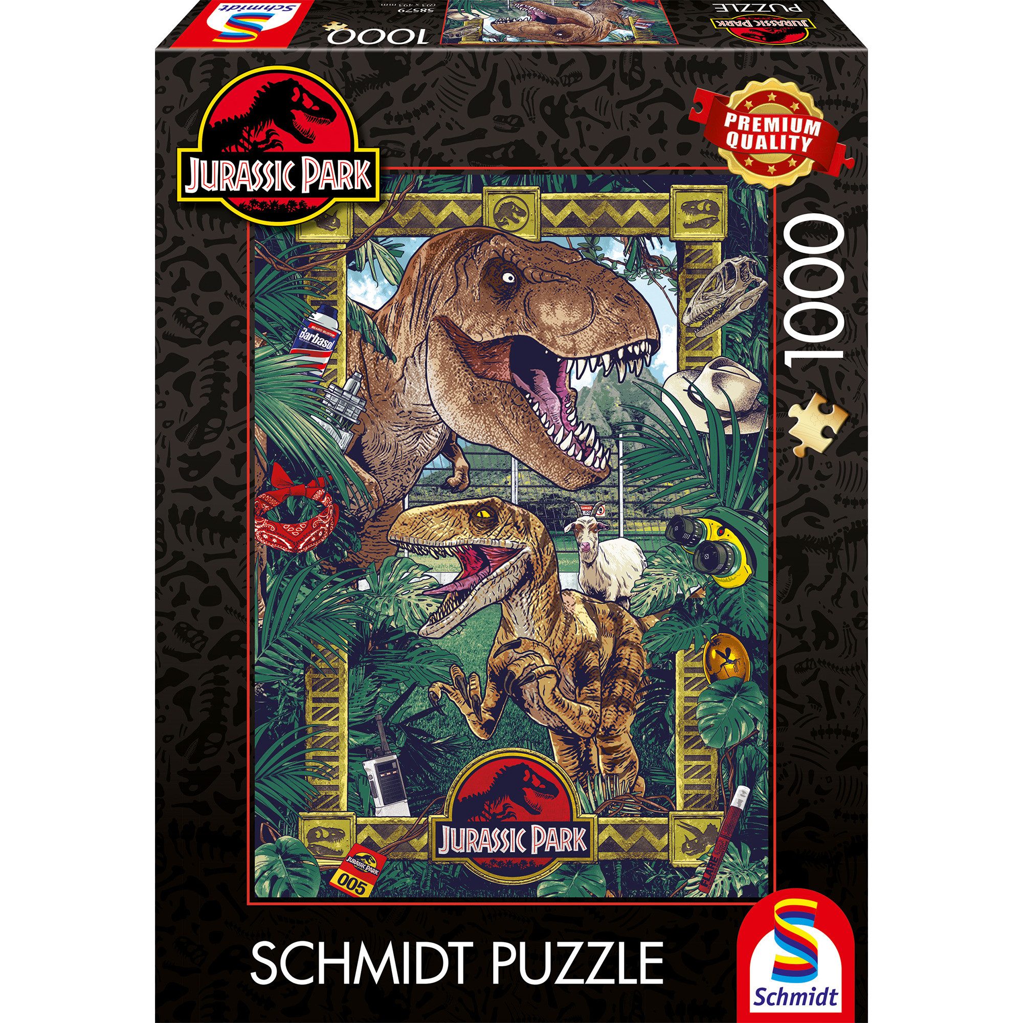 Schmidt Spiele Puzzle Schmidt Spiele Jurassic Park - Die Ära der, 1000 Puzzleteile