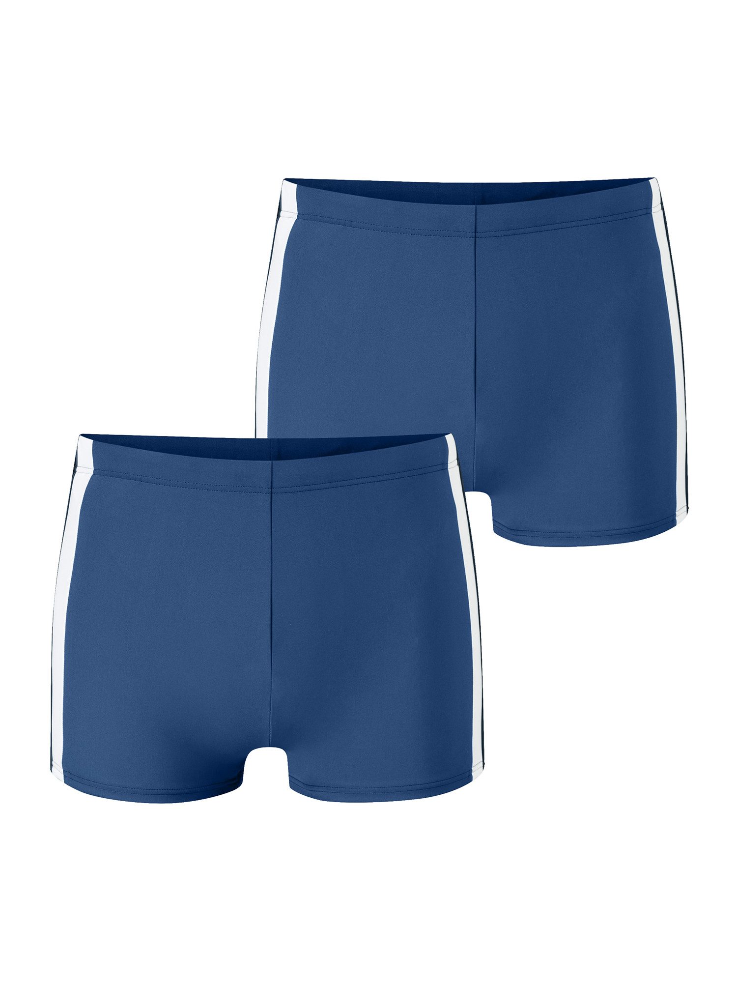 Schiesser Boxer-Badehose Ocean Swim (2-St) Badeboxer, Schwimmshorts Boxer, Badeshorts