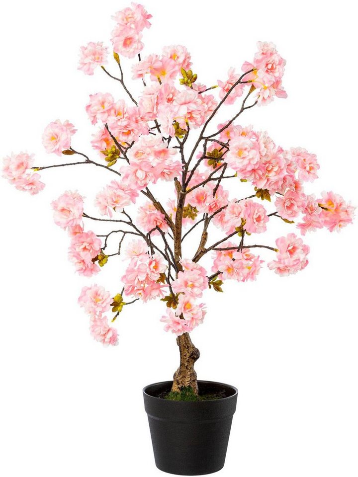 Kunstblume Kirschblütenbaum im Topf, Creativ green, Höhe 70 cm