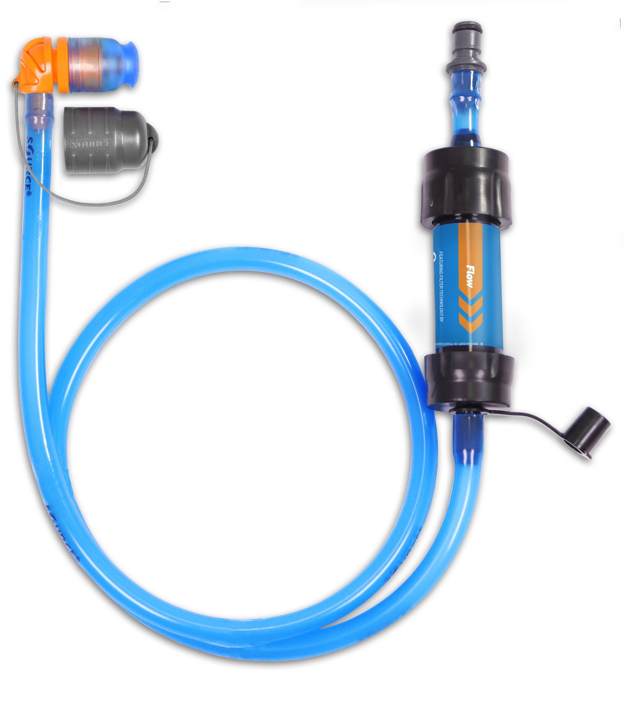 Source Trinkflasche Tube kit,Sawyer filter,2023,Hydration Acc. Blue