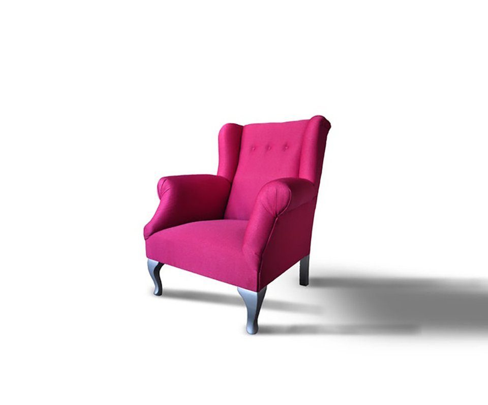JVmoebel Sessel 1 Sitzer Ohrensessel Design Chesterfield Ohrensessel,