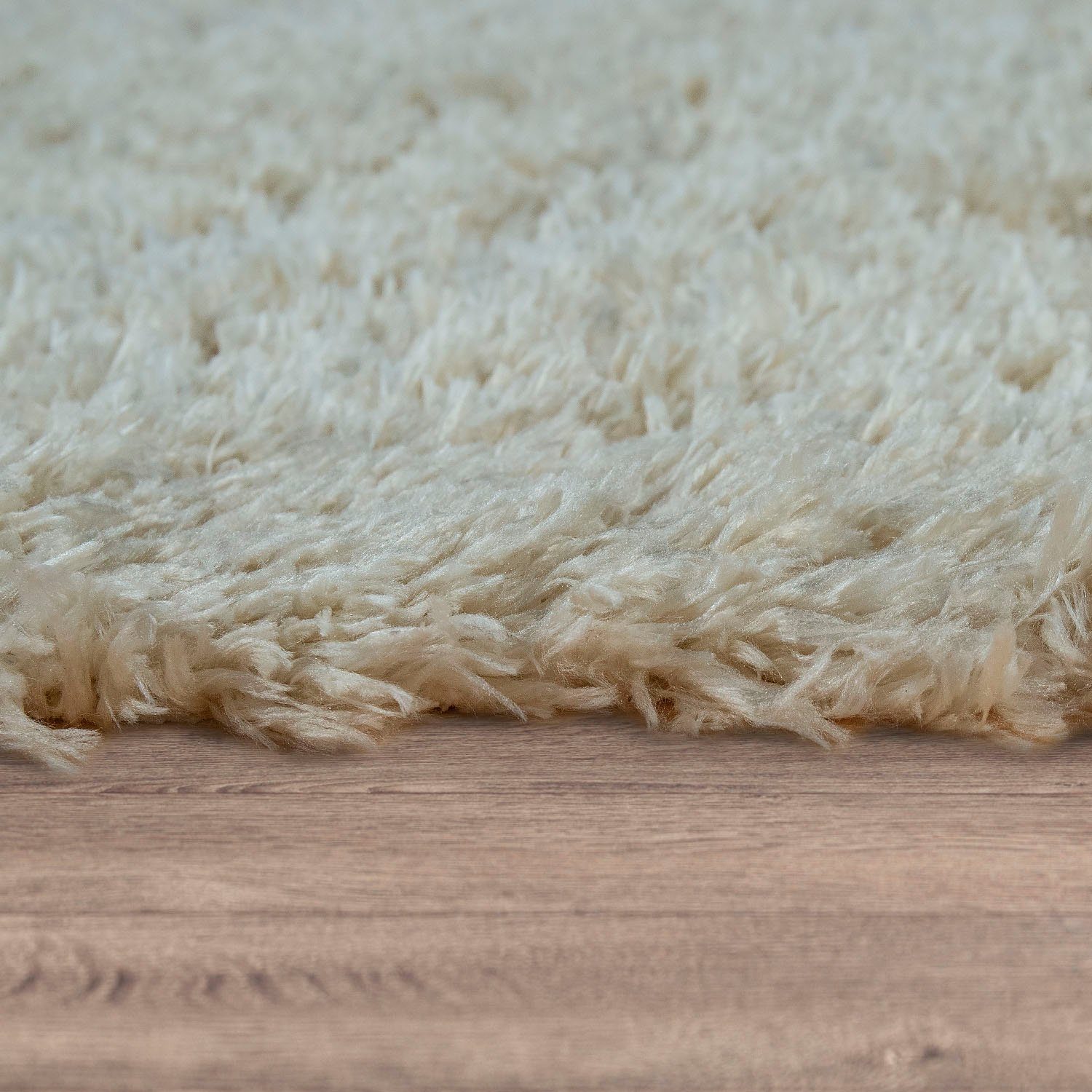 Hochflor-Teppich Bamba 410, mm, Home, Flokati flauschig, & Höhe: 45 Paco Optik, rechteckig, waschbar weich beige