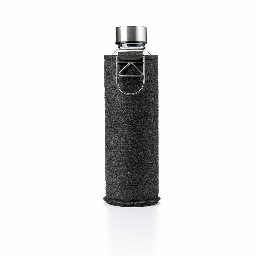 equa Trinkflasche Mismatch Silver mit Filzhülle 750 ml