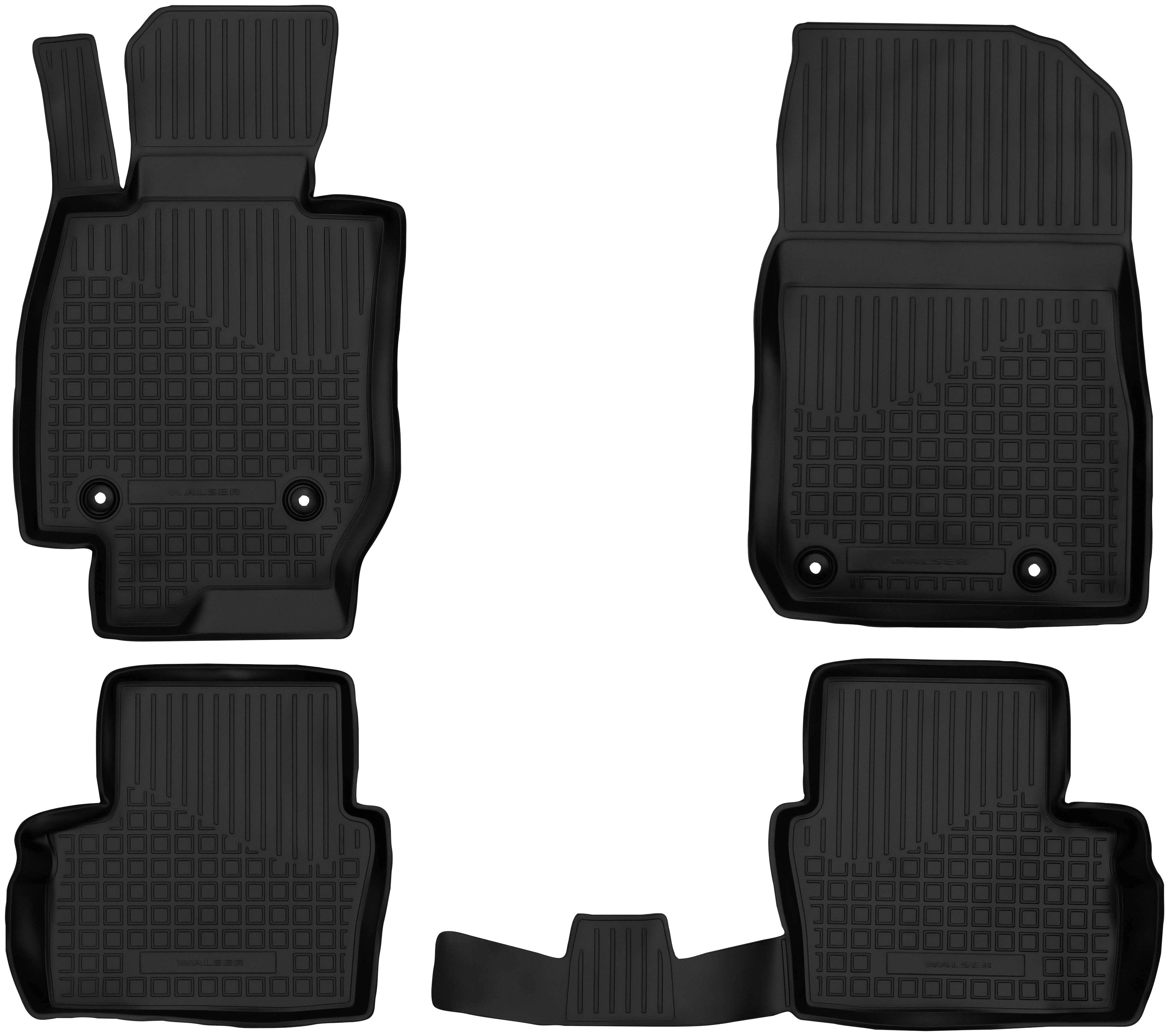 WALSER Passform-Fußmatten XTR (4 St), für Mazda CX-3 01/2015 - Heute | Automatten