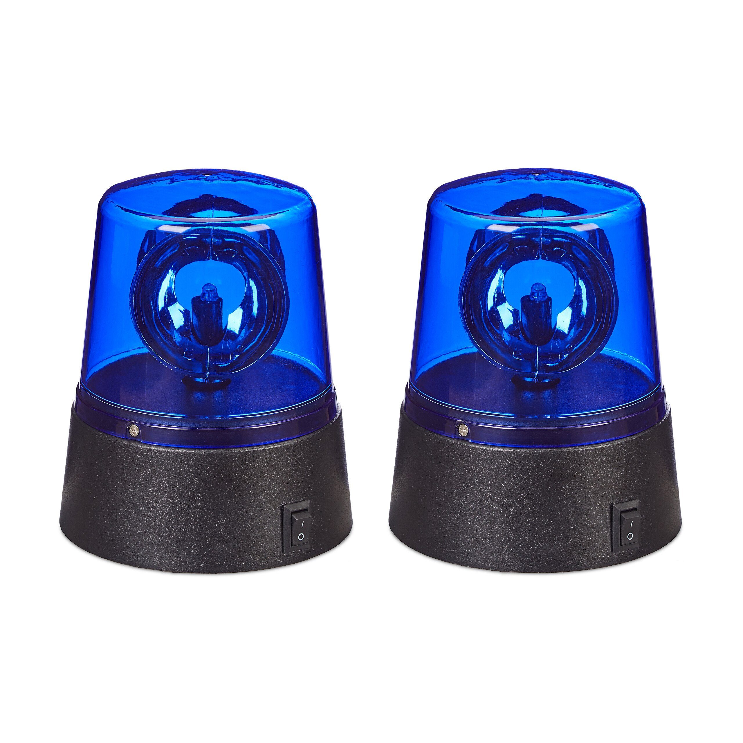 LED Dekolicht LED Blaulicht 2er Set