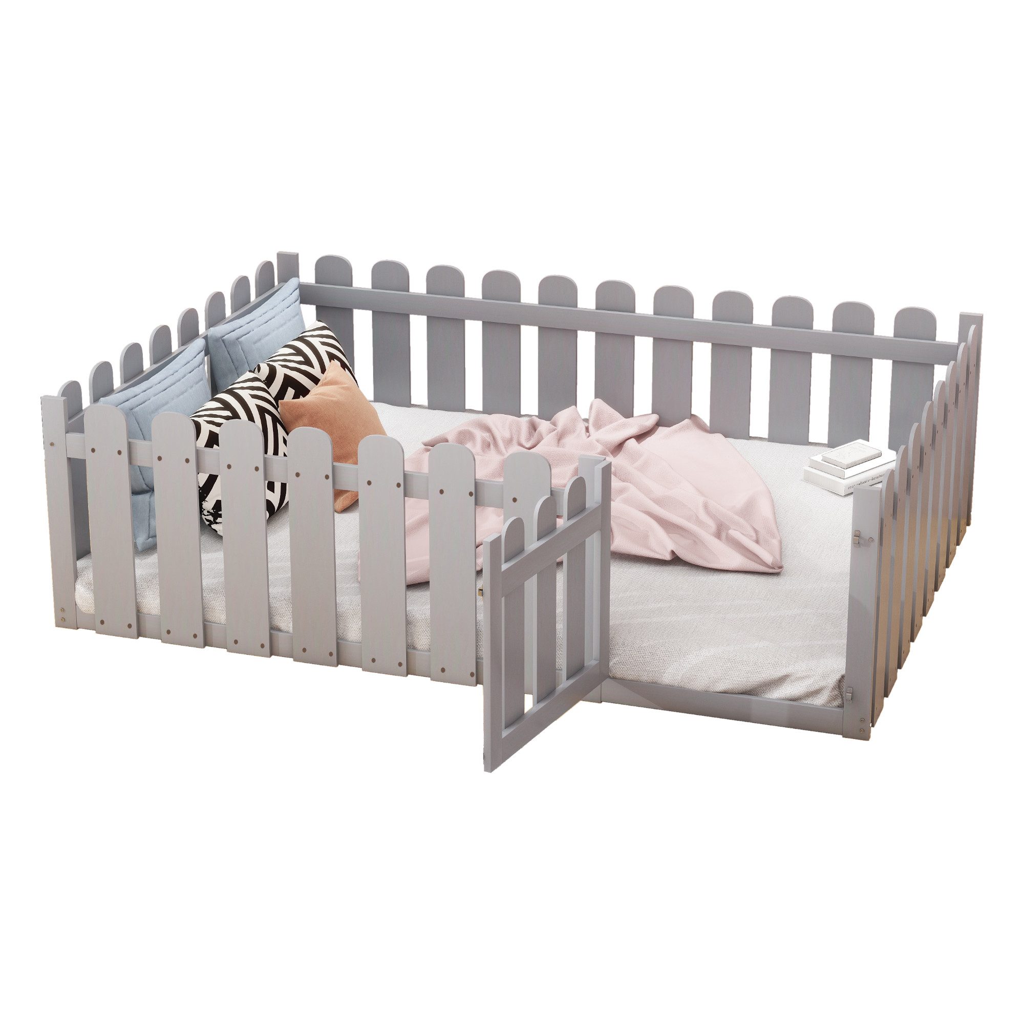OKWISH Kinderbett Doppelbett Funktionsbett Jugendbett Holzbett günstig online kaufen
