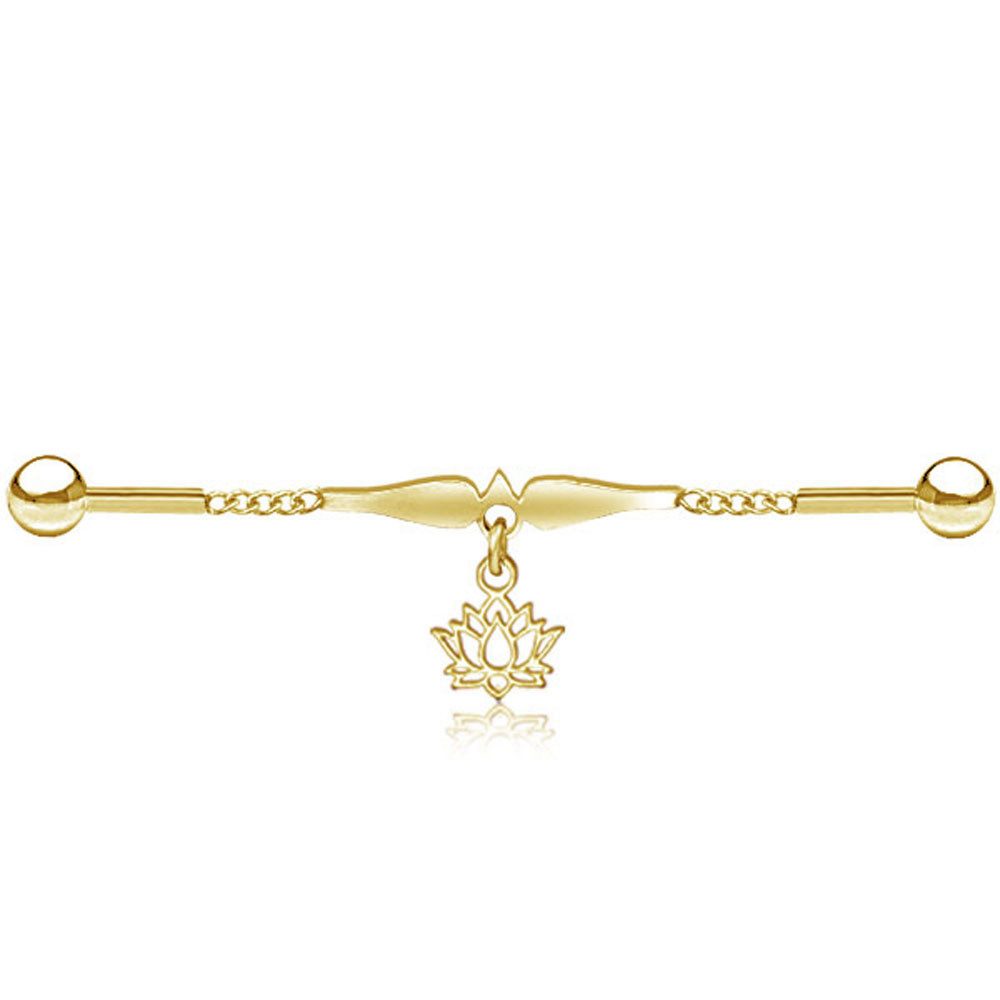 viva-adorno Piercing-Set Industrial Piercing Scaffold Kette günstig online kaufen