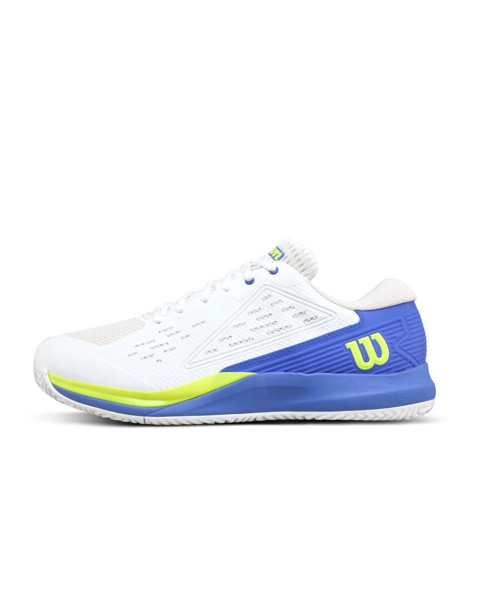 Wilson Rush Pro Ace Allcourt (2E/weit) 2025 weiss/blau Herren Tennisschuh