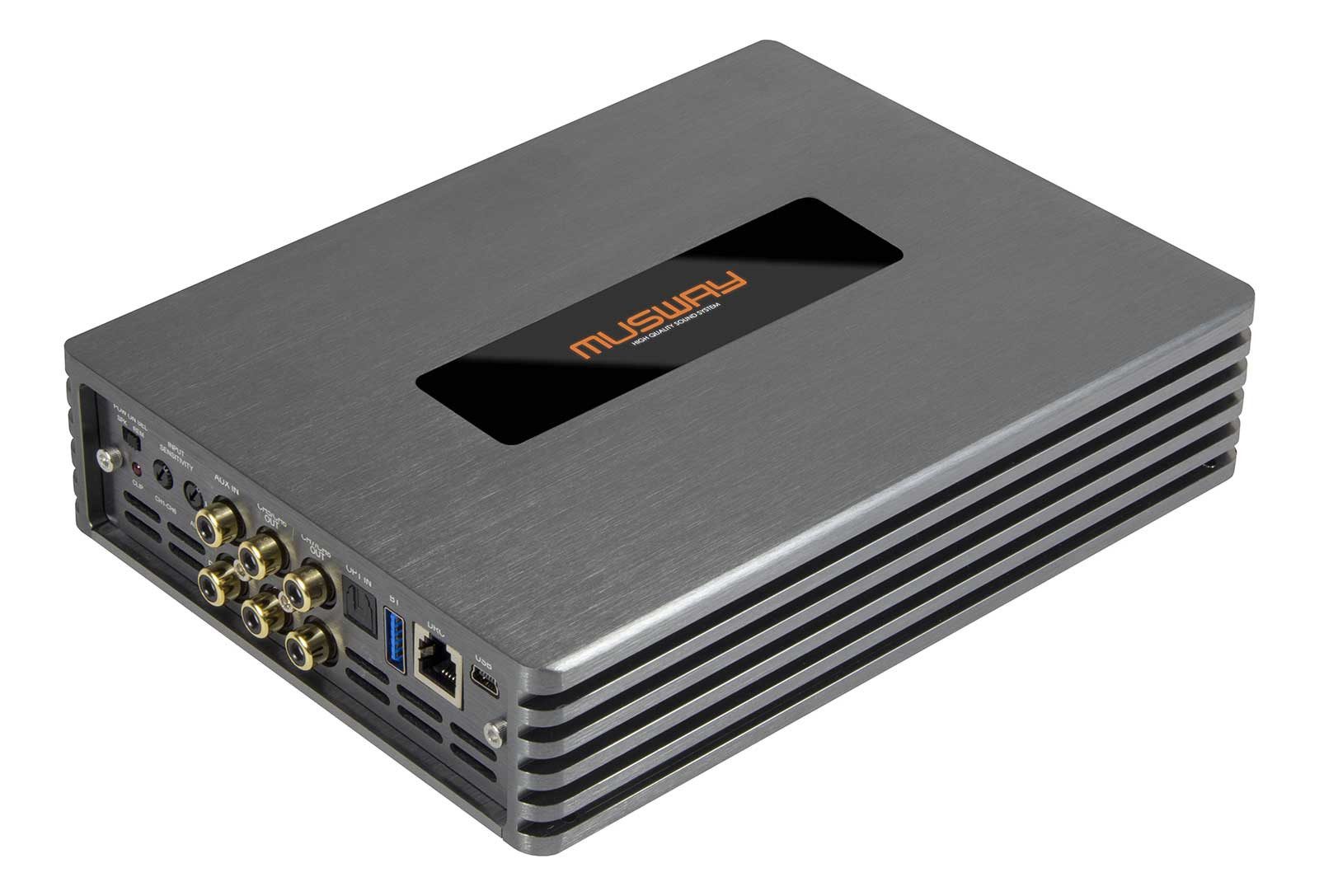 Musway MUSWAY M4+V3-512K 4-Kanal-Verstärker mit 8-Kanal-DSP Verstärker