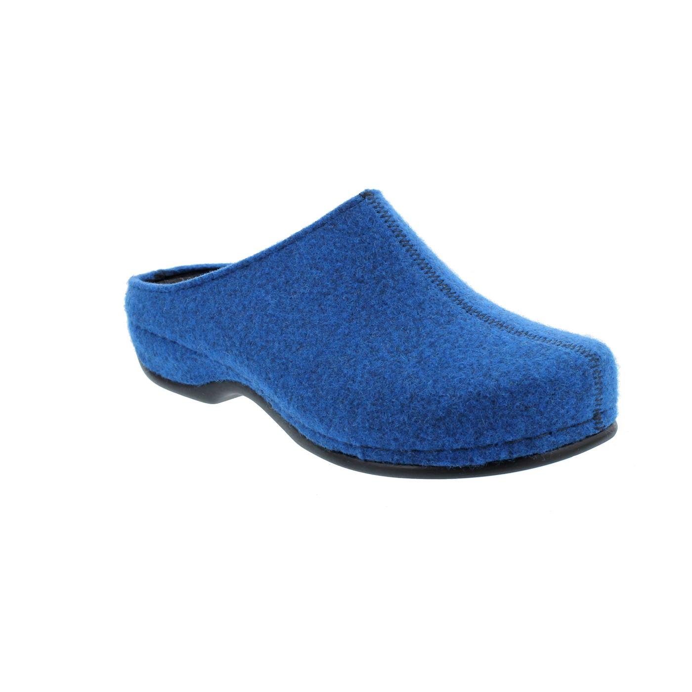 BERKEMANN Berkemann Forina Hausschuh 01025-312, Filz, royalblau, Weite H, Wechse Pantoffel