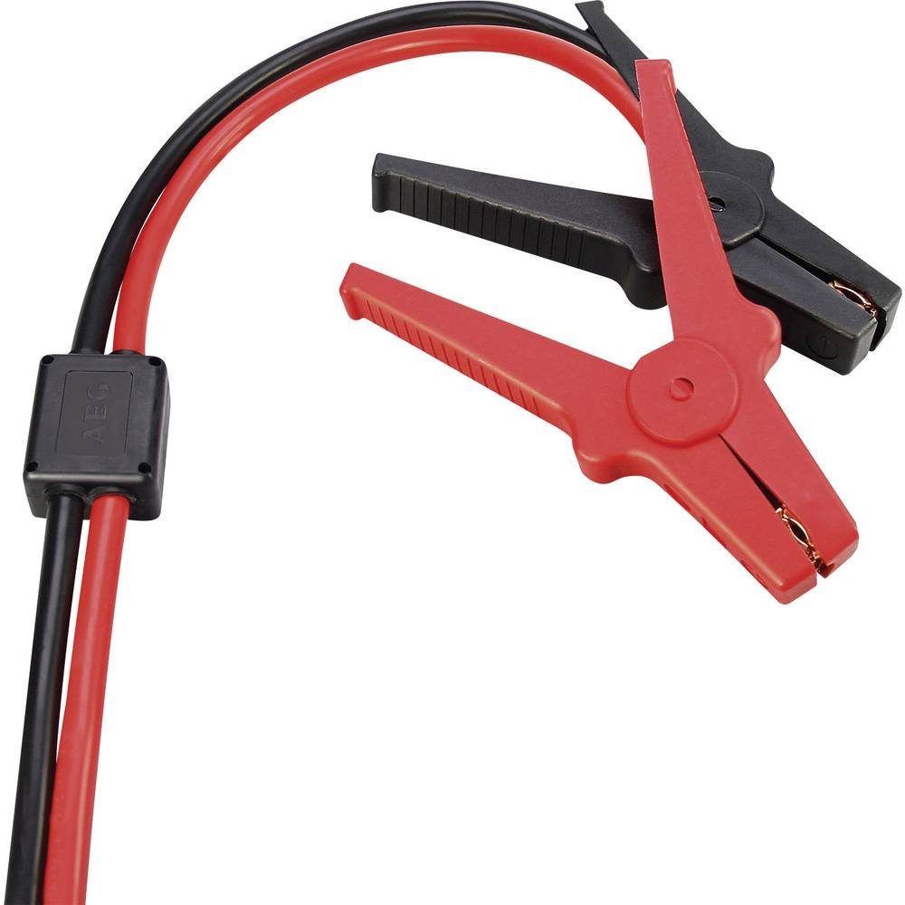 AEG Sicherheits-Starthilfekabel 97215 Starthilfekabel, mit Kunststoffzangen, mit Schutzschaltung