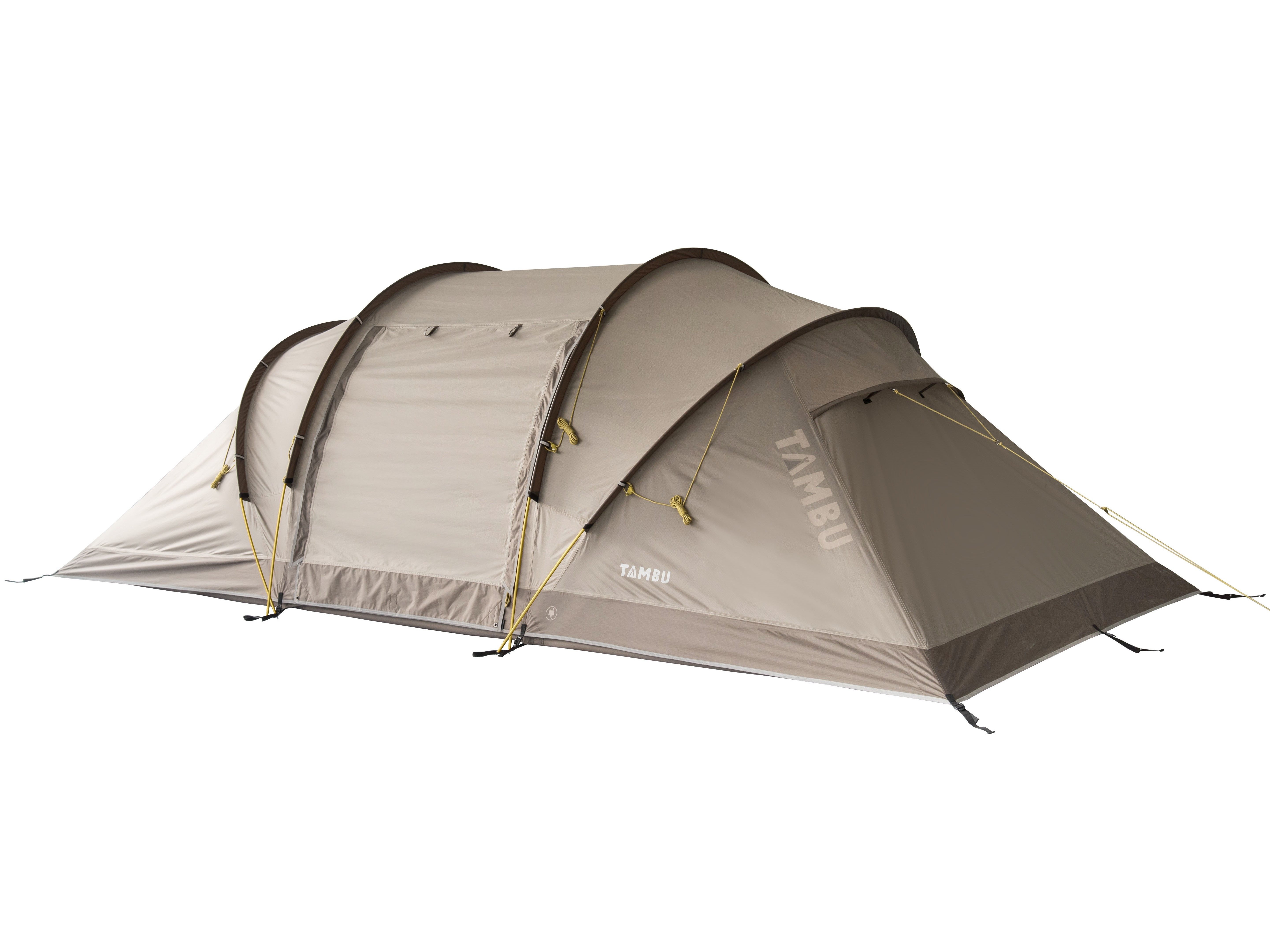 Tambu Tunnelzelt TAMBU - AGNIKUNDA 4 - Vis-à-Vis Zelt, Personen: 4, 100 % recycelter Polyester