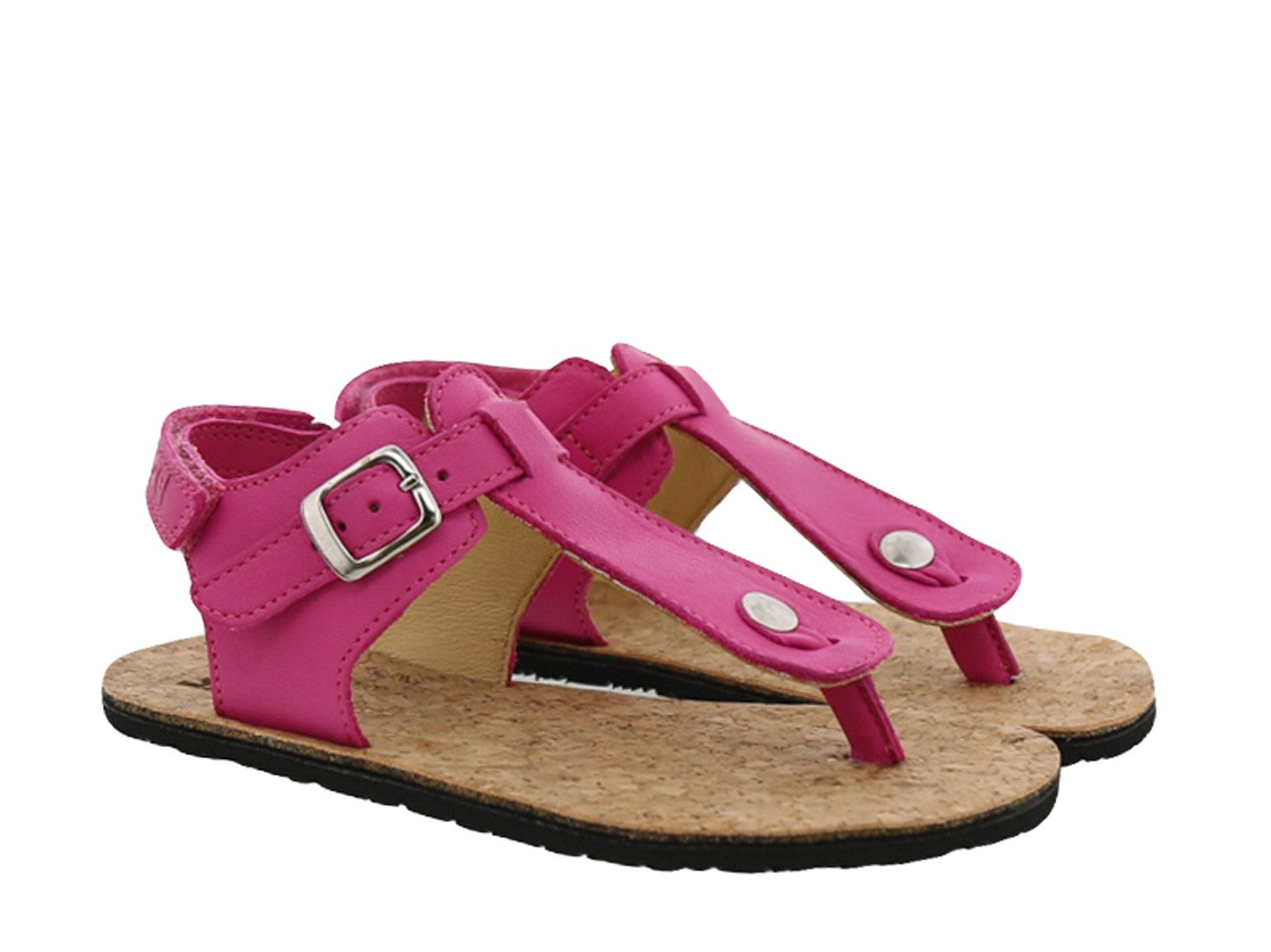 Koel Sandalen Barfußschuhe Barefoot Abriana Leder Pink Sandalette