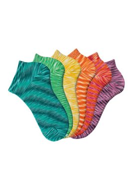 H.I.S Sneakersocken (Packung, 6-Paar) mit farbigem Garn