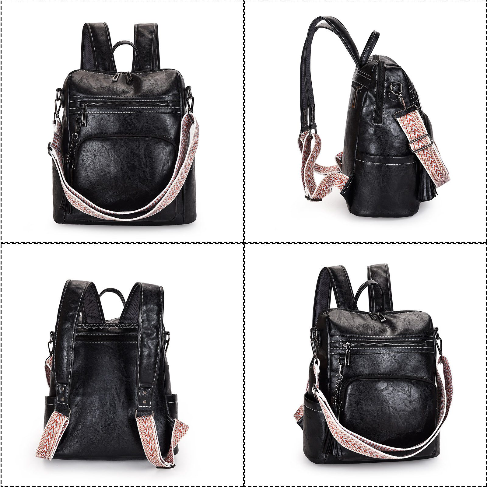 MODFU Rucksack Laptoprucksack Schulrucksack Lederrucksack Reiserucksack günstig online kaufen