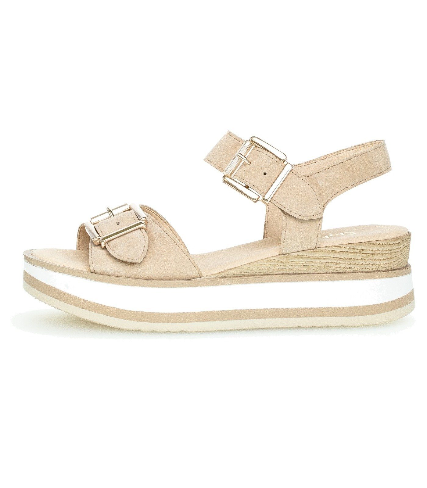 Leder Plateausandaletten Gabor Desert Sandalen