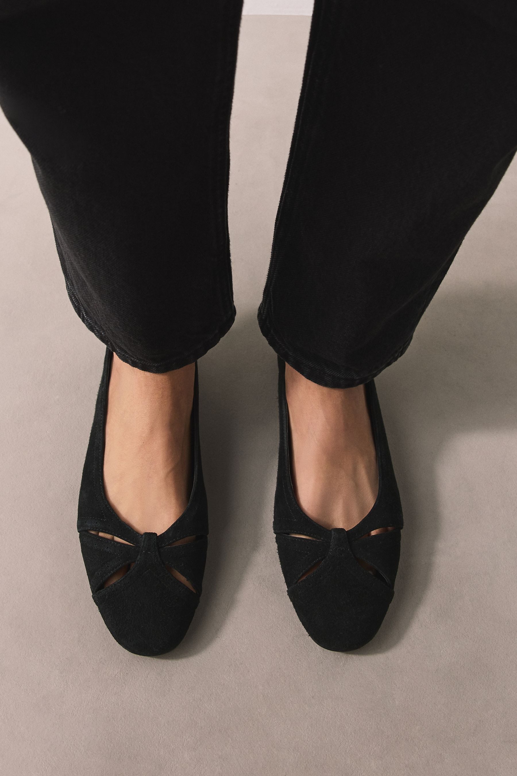 Next Forever Comfort® Leder-Ballerinas, Knöchelriemen Riemchenballerina (1-tlg)