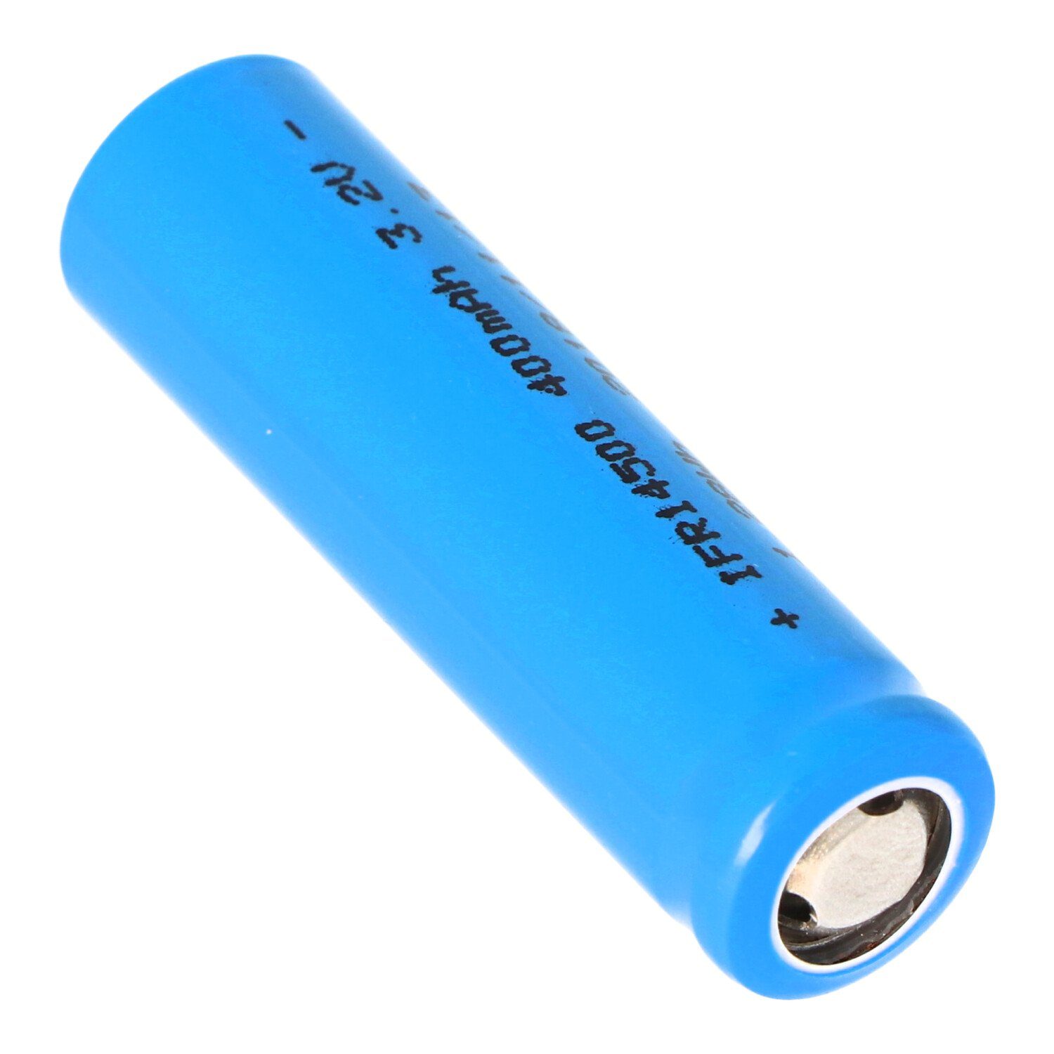 V) 3,2V EFEST Kopf) AA LiFePo4 Akku Top - flach mit 400 400mAh mAh (ohne (3,5 IFR14500 Flat Akku