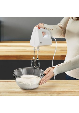 Krups Rankinis plakiklis 3 derinys 7000 500 W Turbo-& Auswurftaste Šluotelė & Knethaken iš Nerūdijančio plieno  F60814