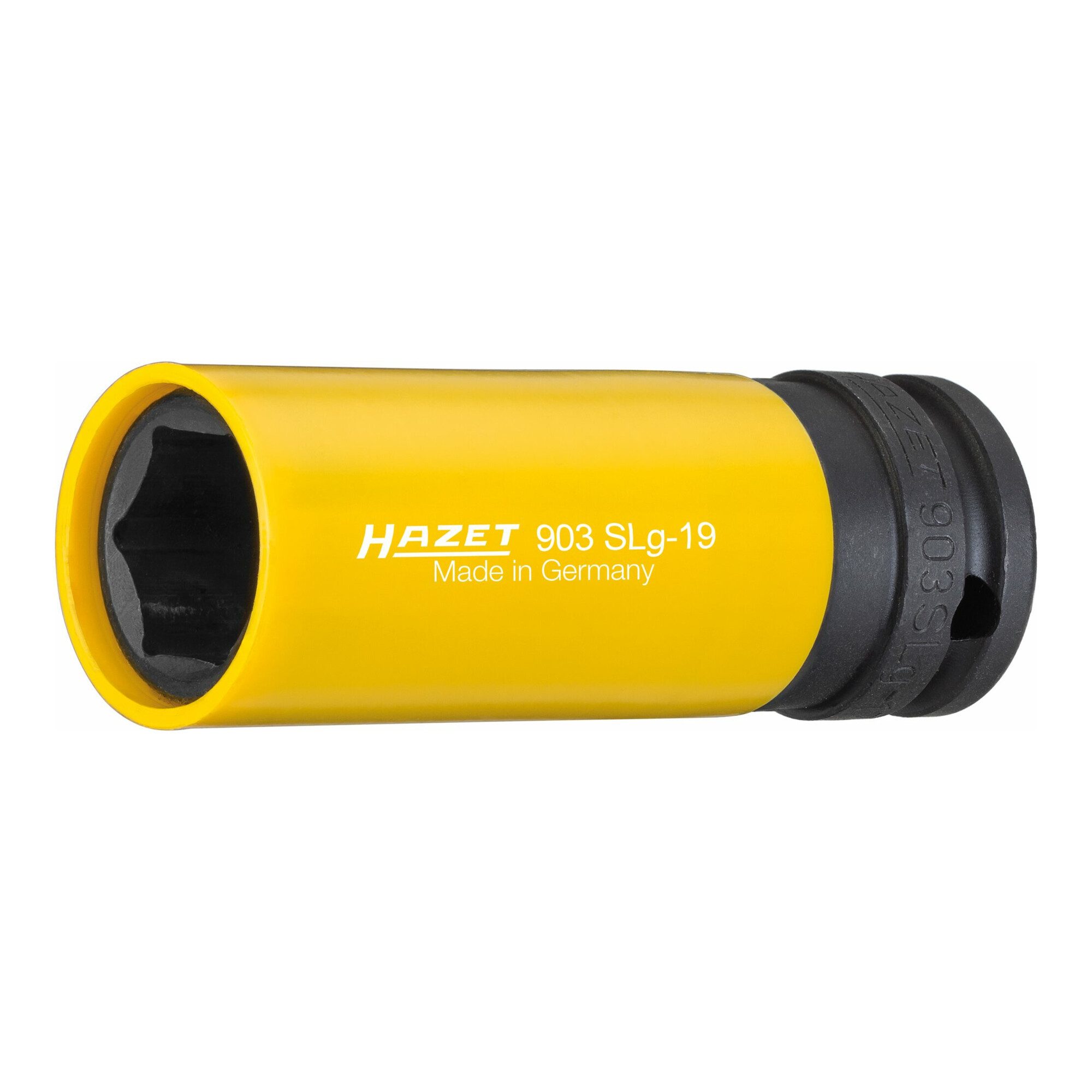 HAZET Stecknuss HAZET Kraft-Steckschlüssel-Einsatz (6-Kant) 903SLG-19 s: 19 mm Vierkan