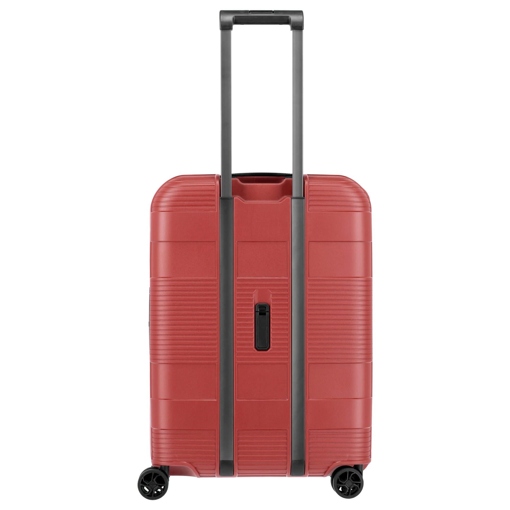 M travelite Rollen - 4-Rollen-Trolley 65 cm, 4 rot Trolley Korfu