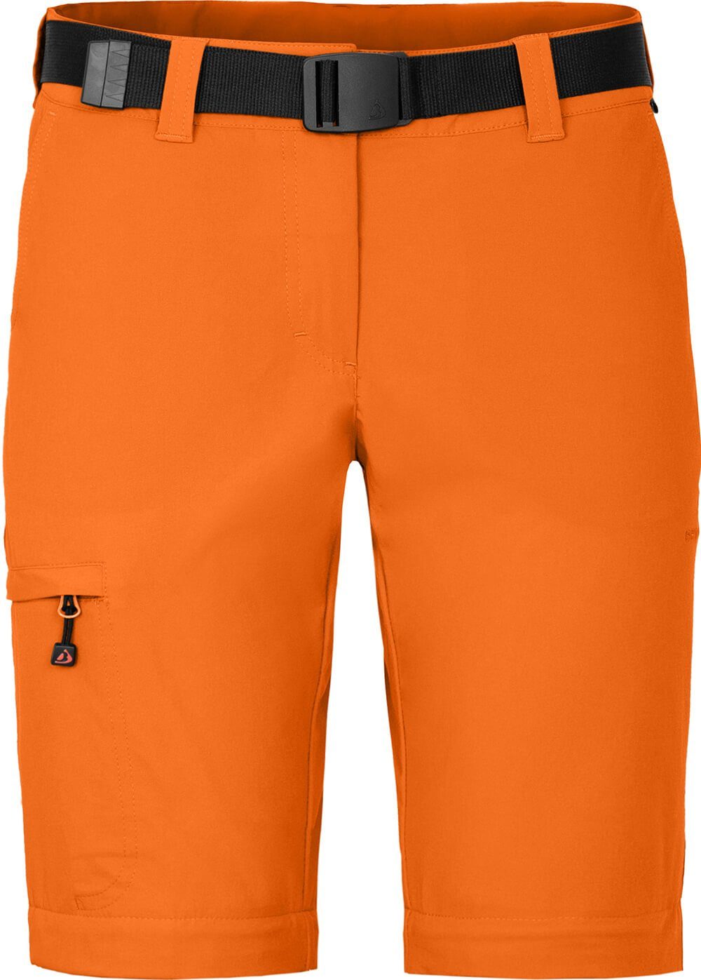 orange Zipp-Off pflegeleicht, Wanderhose, Bergson (slim) vielseitig, Damen Normalgrößen, Zip-off-Hose BENNETT
