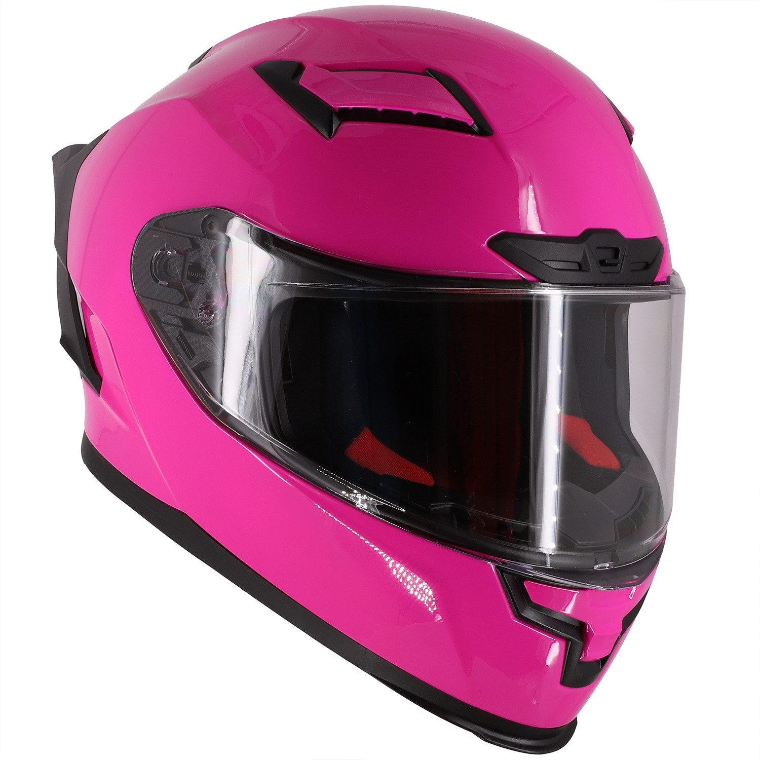 Broken Head Motorradhelm Street Division Pink Matt, Mit Sonnenblende
