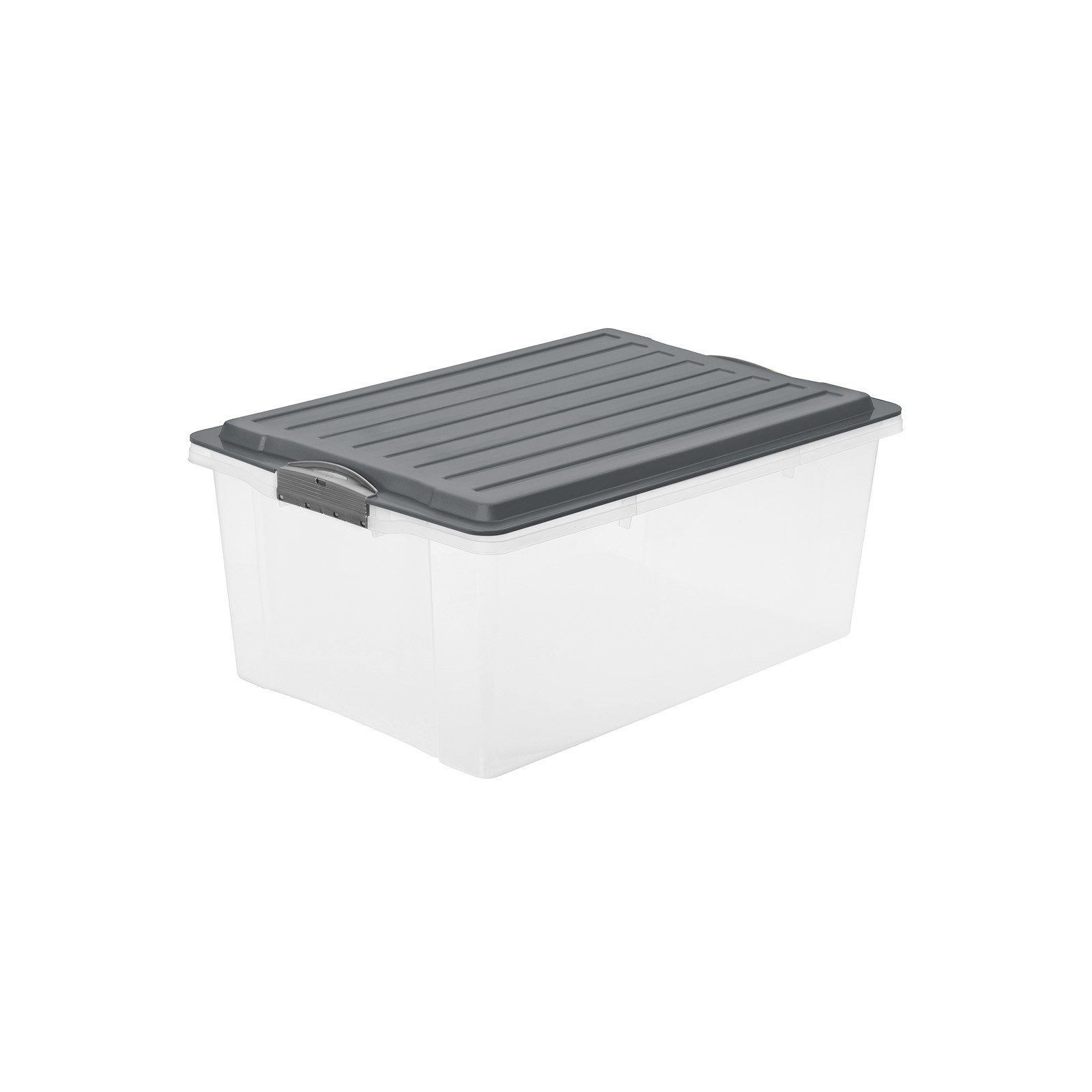 ROTHO Aufbewahrungsbox Compact Aufbewahrungsbox 38l mit Deckel, Kunststoff (PP) BPA-frei