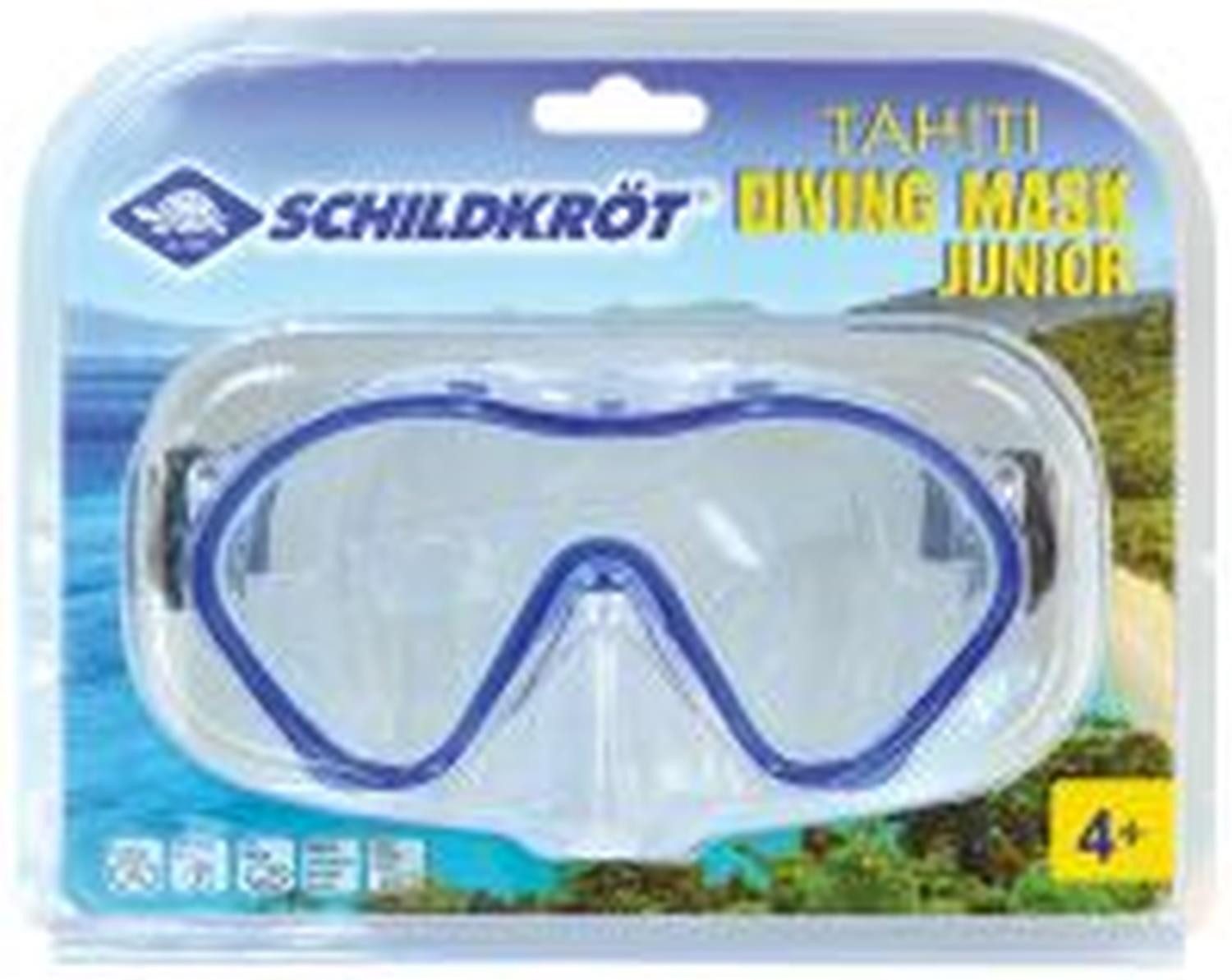 Schildkröt Schwimmbrille Junior Tauchmaske Tahiti 4+, Wassersport