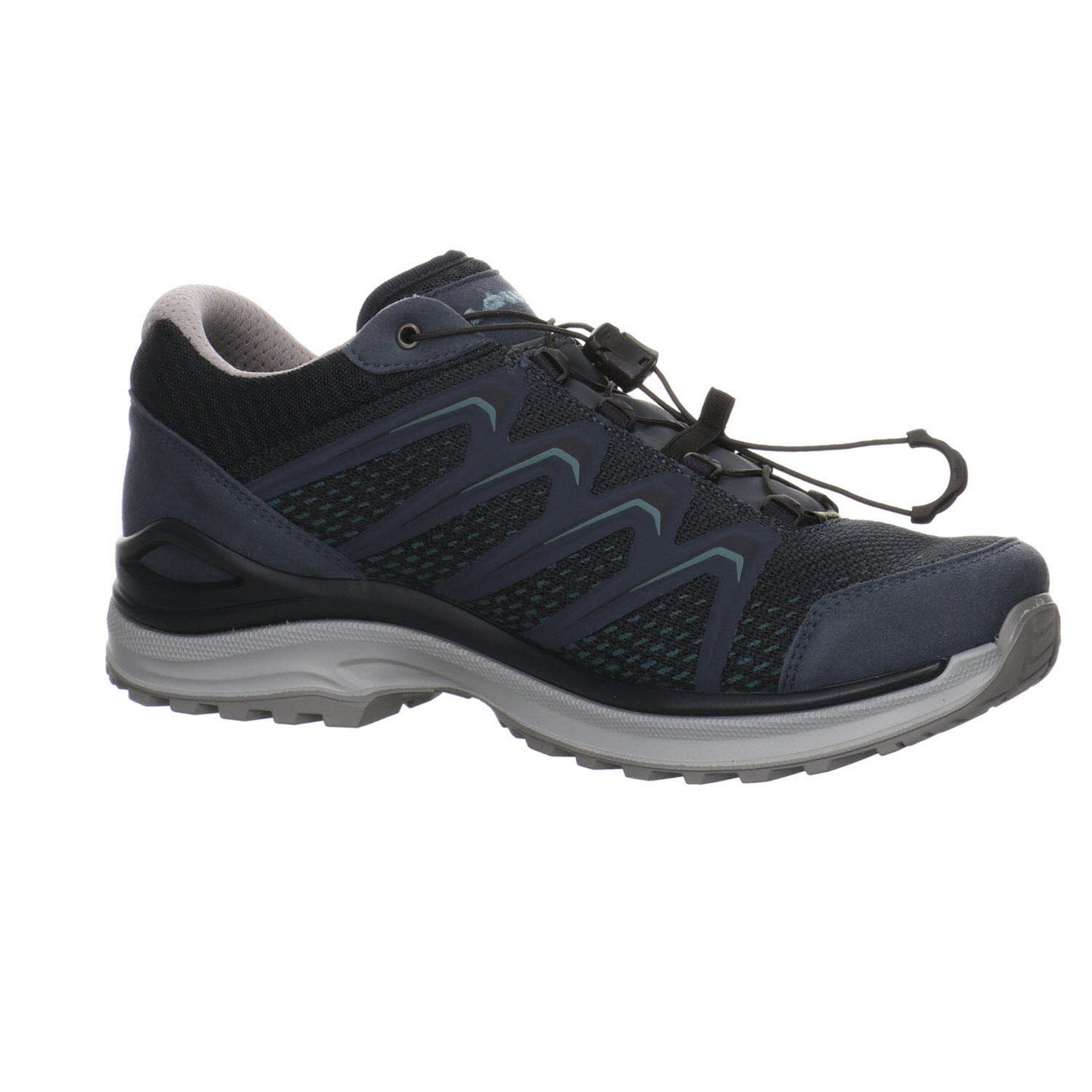 Outdoorschuh Maddox stahlblau Synthetikkombination Goretex Lowa Outdoor Herren Schuhe Outdoorschuh