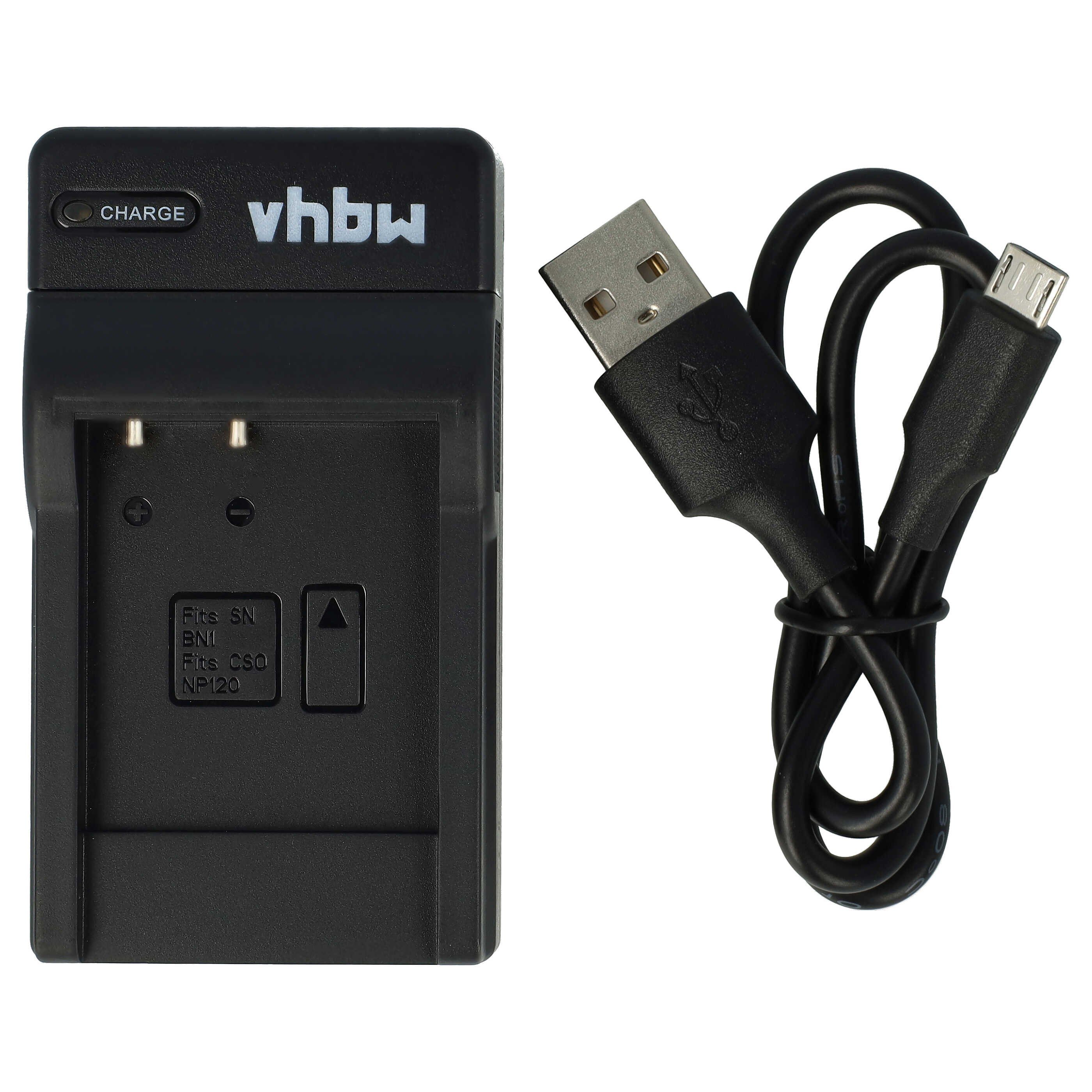 vhbw passend für Sony Cybershot DSC-W320, DSC-W330, DSC-W350, DSC-W380, Kamera-Ladegerät