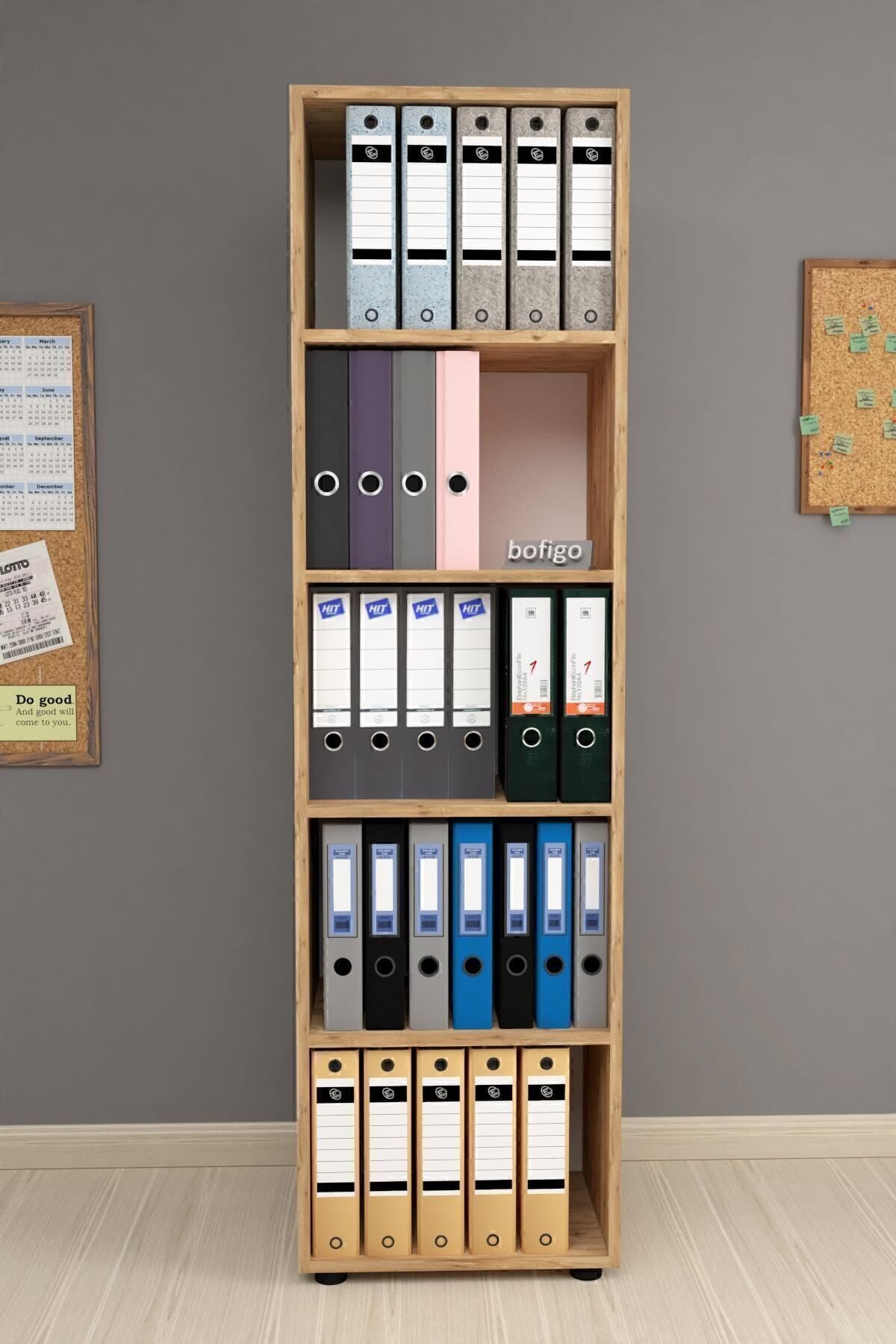 en.casa Standregal, 1-tlg., Offenes Regal mit 5 Böden 90729996