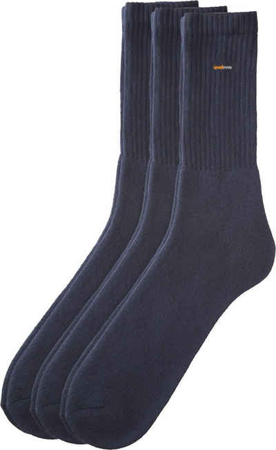 Camano Socken Unisex-Sportsocken 3 Paar Uni